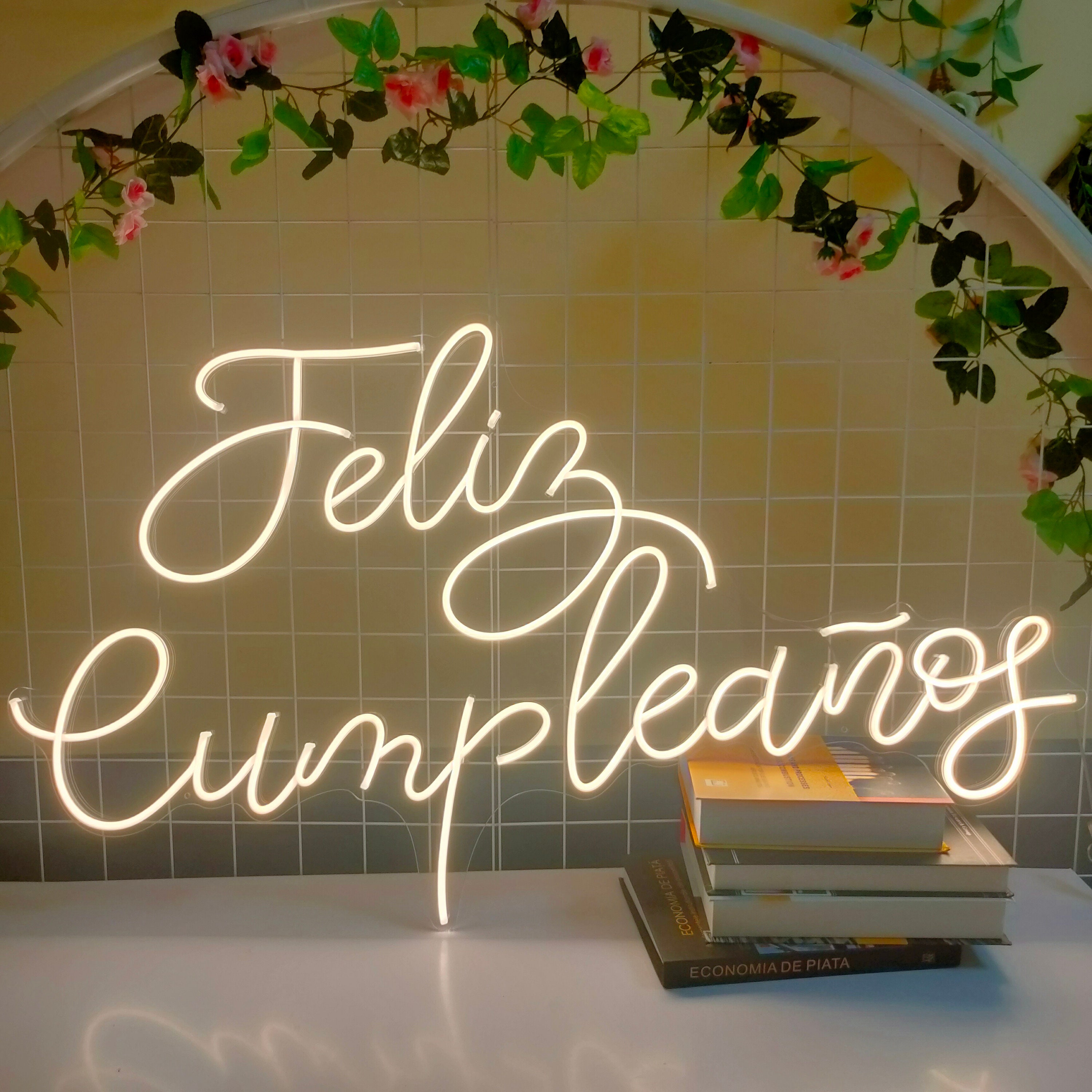 Custom Neon Sign Led Light French happy Birthday Decoration Wedding Decor For Party Home Bar Room Baby Shower Valentine Day Gift Wall Art