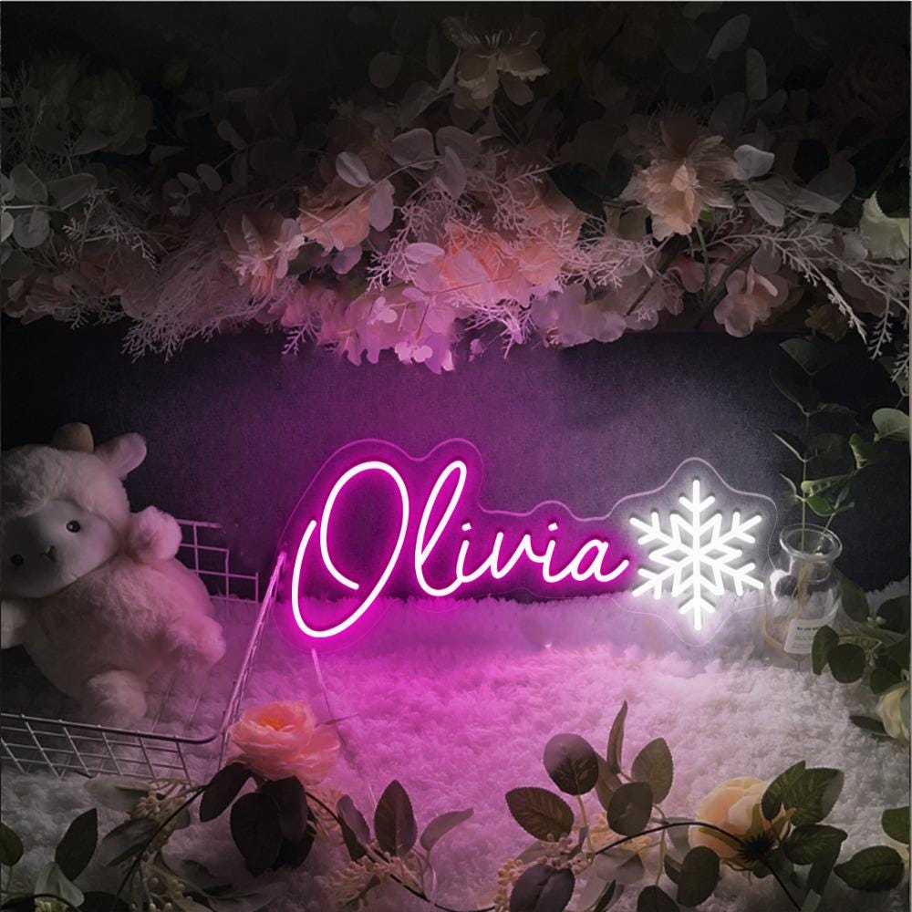 Custom Neon Name Sign, Teenage Girl Gifts, Nursery Name Sign, Neon Light, LED Name Sing, Dorm Decor For College, Personalized Neon Gifts