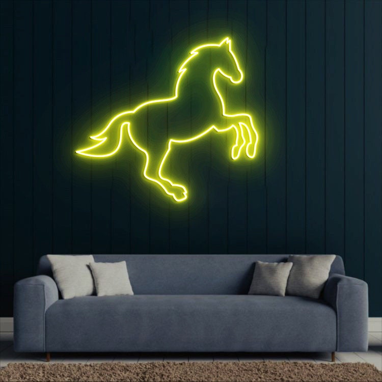 Horse Neon Light, Horse Decor, Horse Room Decor, Horse Wall Art