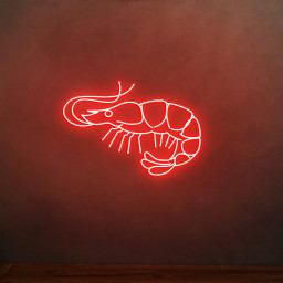 Shrimps Led Neon Light, Seafood Restaurant Wall Decor, Shrimps Decorations, Ocean Animals Shrimps, Shrimps Kitchen Chef Decor, Cute Shrimps