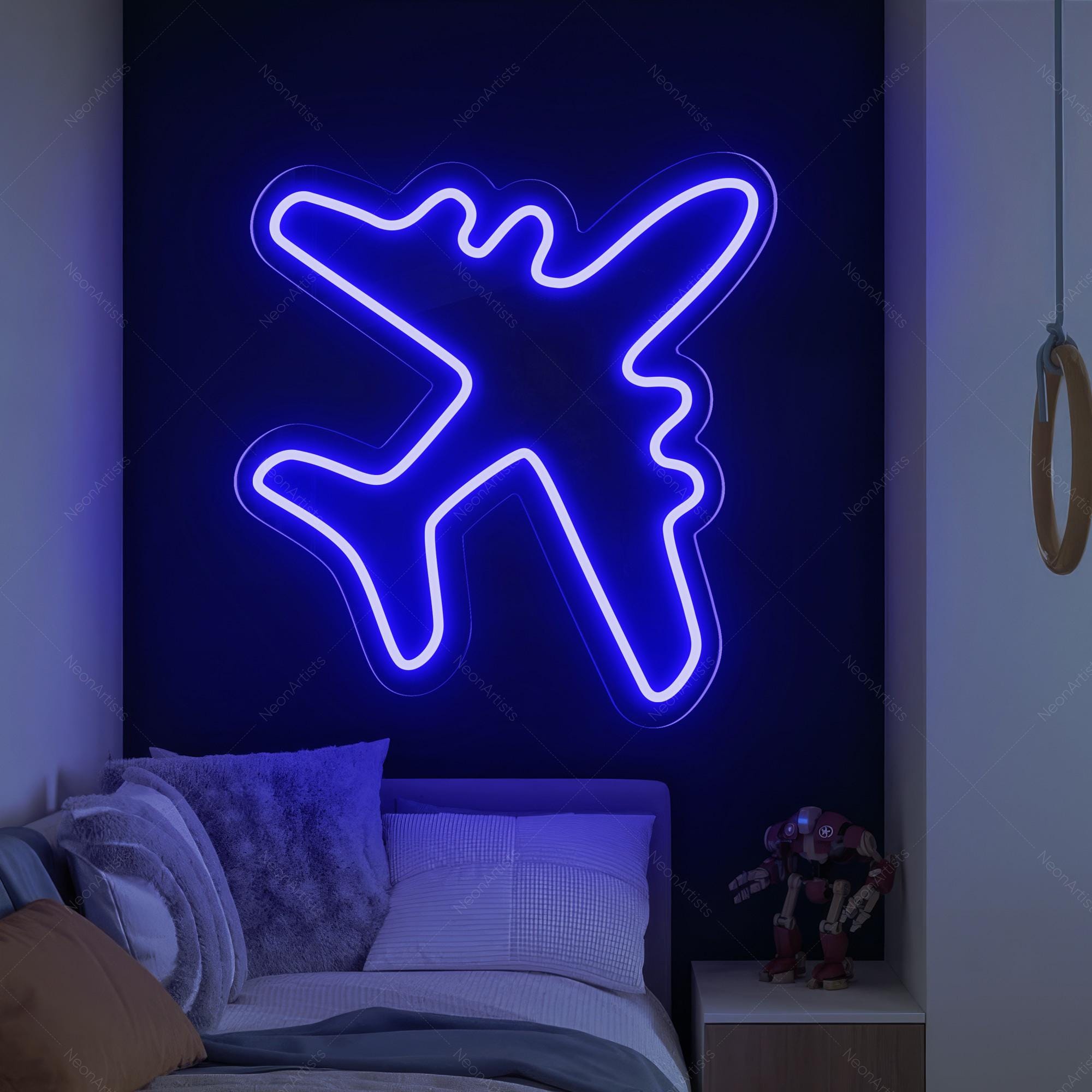 Airplane Neon Sign|Decoration Flex Silicone LED Neon Sign|Plane neon sign| Plane neon light| Plane wall decor| Airplane neon light
