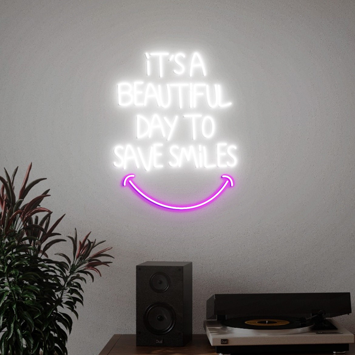 It's Beautiful Day to Save Smiles Sign, Dental Sign, Dental Clinic Decor, Dentist Office Wall Décor, Gift for Dentist, Christmas Gift