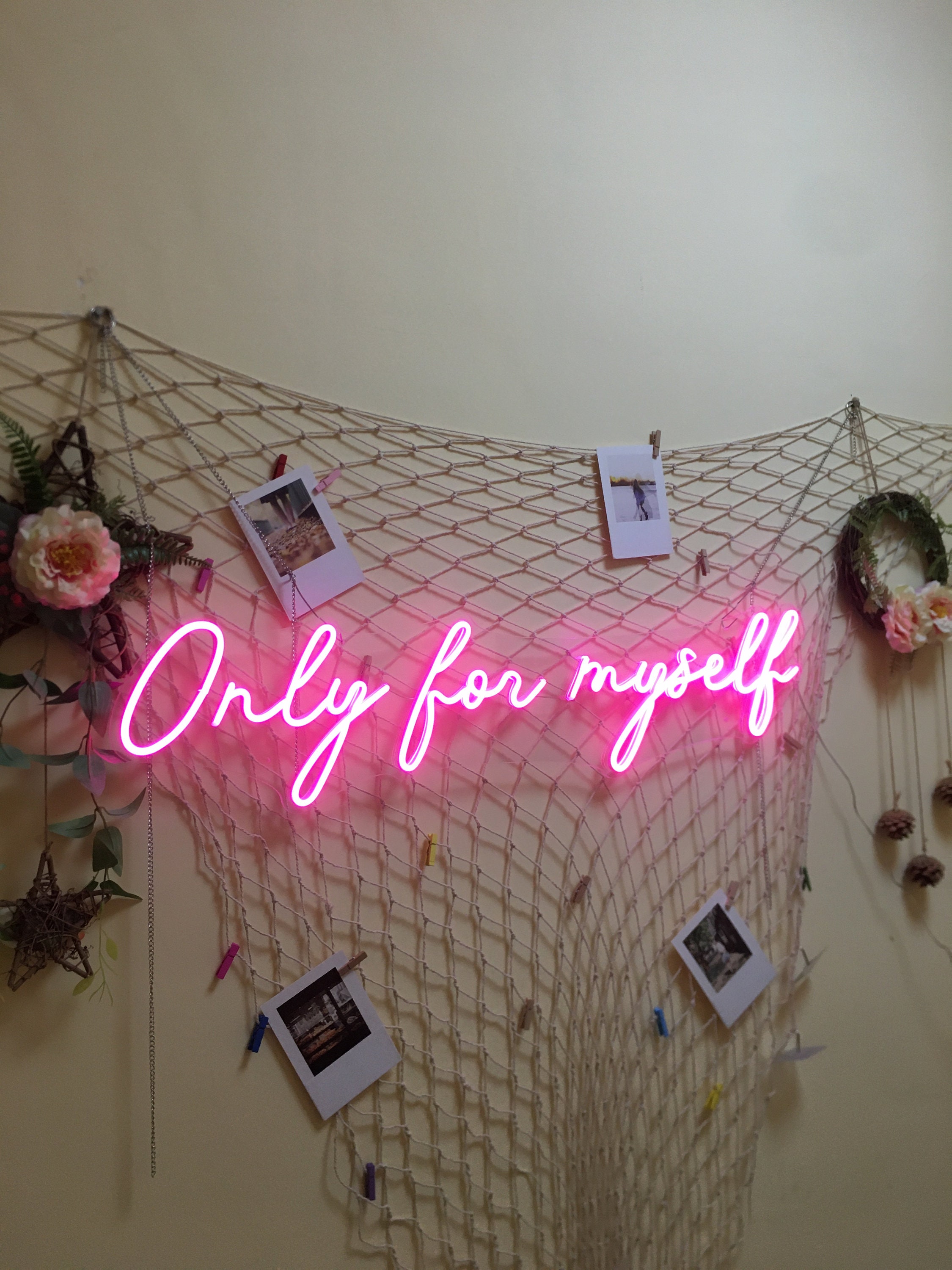 Custom Neon Sign| Only For Myself Neon Sign | Neon Sign Bedroom | Neon Sign Wall Decor | Neon Sign Art | Neon Light Led | Neon Light Signs