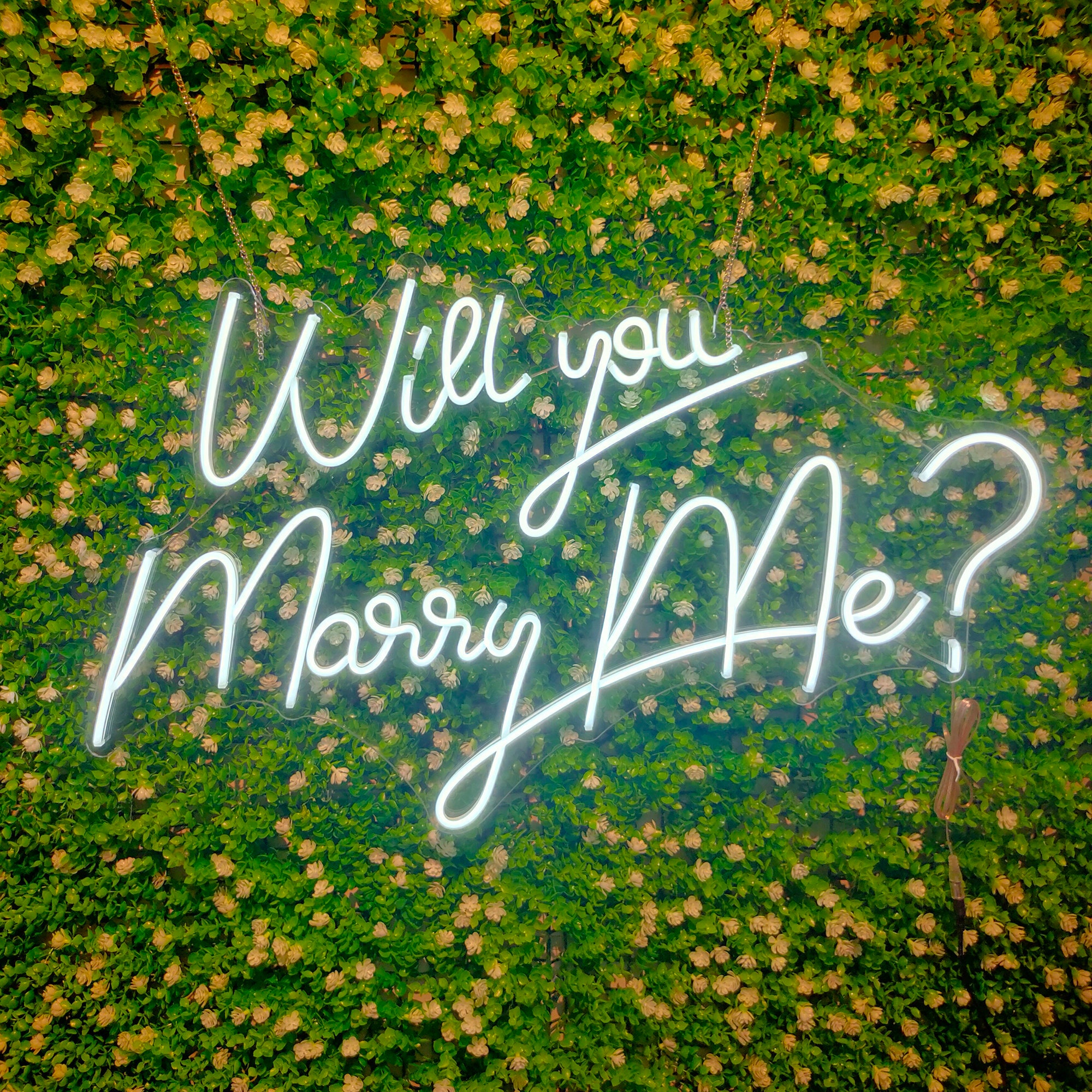 Custom Neon Sign| Will You Marry Me? | Neon Signs Wedding | Neon Sign Custom| Wedding Neon Sign |Neon Sign Wall Decor | Neon Sign Art