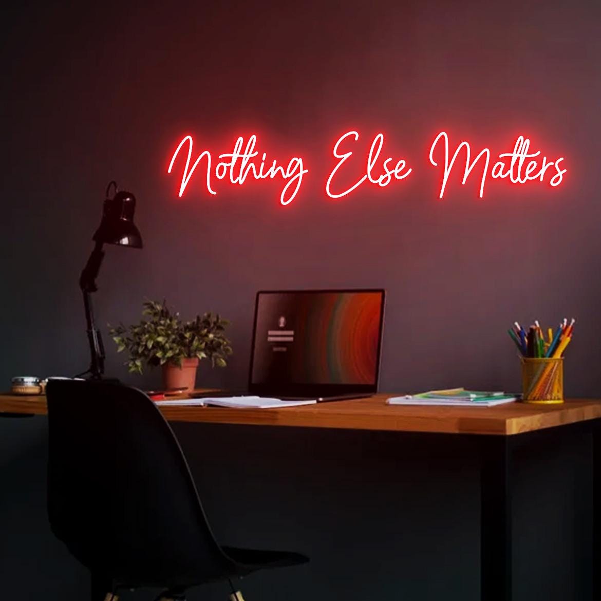 Custom neon Sign Nothing Else Matters, Sign Home Wall Decor, Living Room Sign Decor, Custom Neon Light Wedding Backdrop Decor