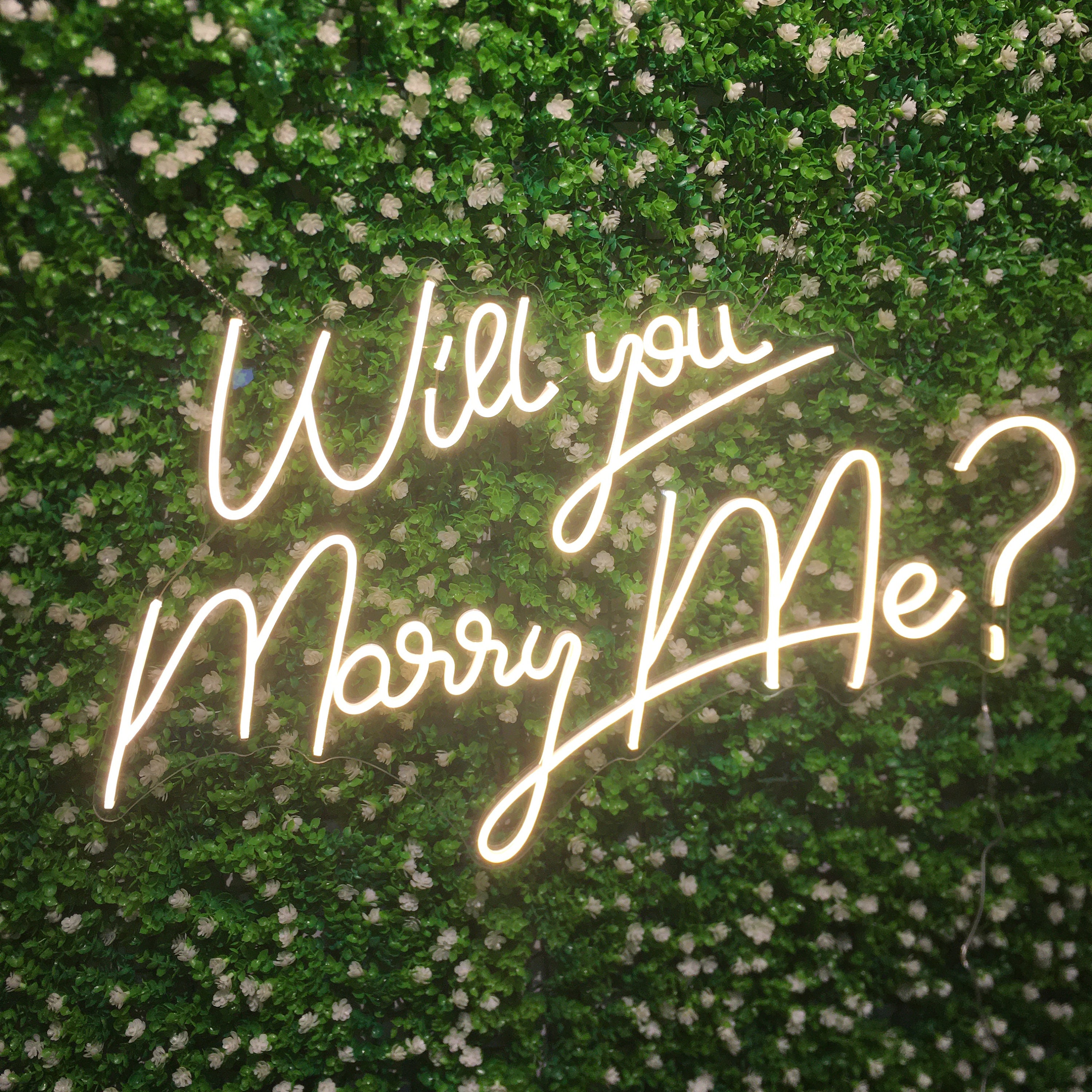 Custom Neon Sign| Will You Marry Me? | Neon Signs Wedding | Neon Sign Custom| Wedding Neon Sign |Neon Sign Wall Decor | Neon Sign Art