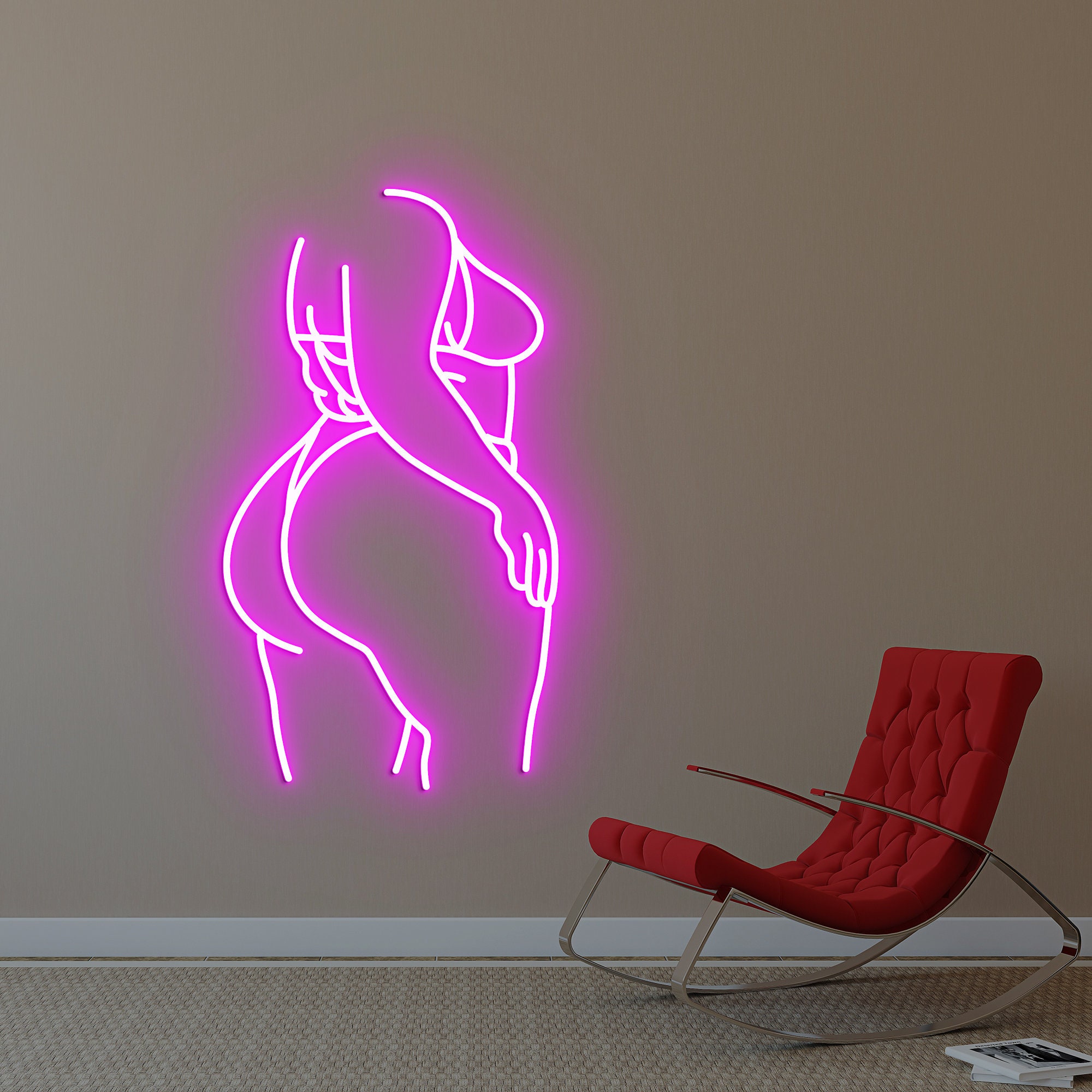 Woman Neon Light, Neon Sign Light Decor, Body Bedroom Neon Sign, Bedroom Neon Lights, Home Neon Lights, Woman Wall Decoration