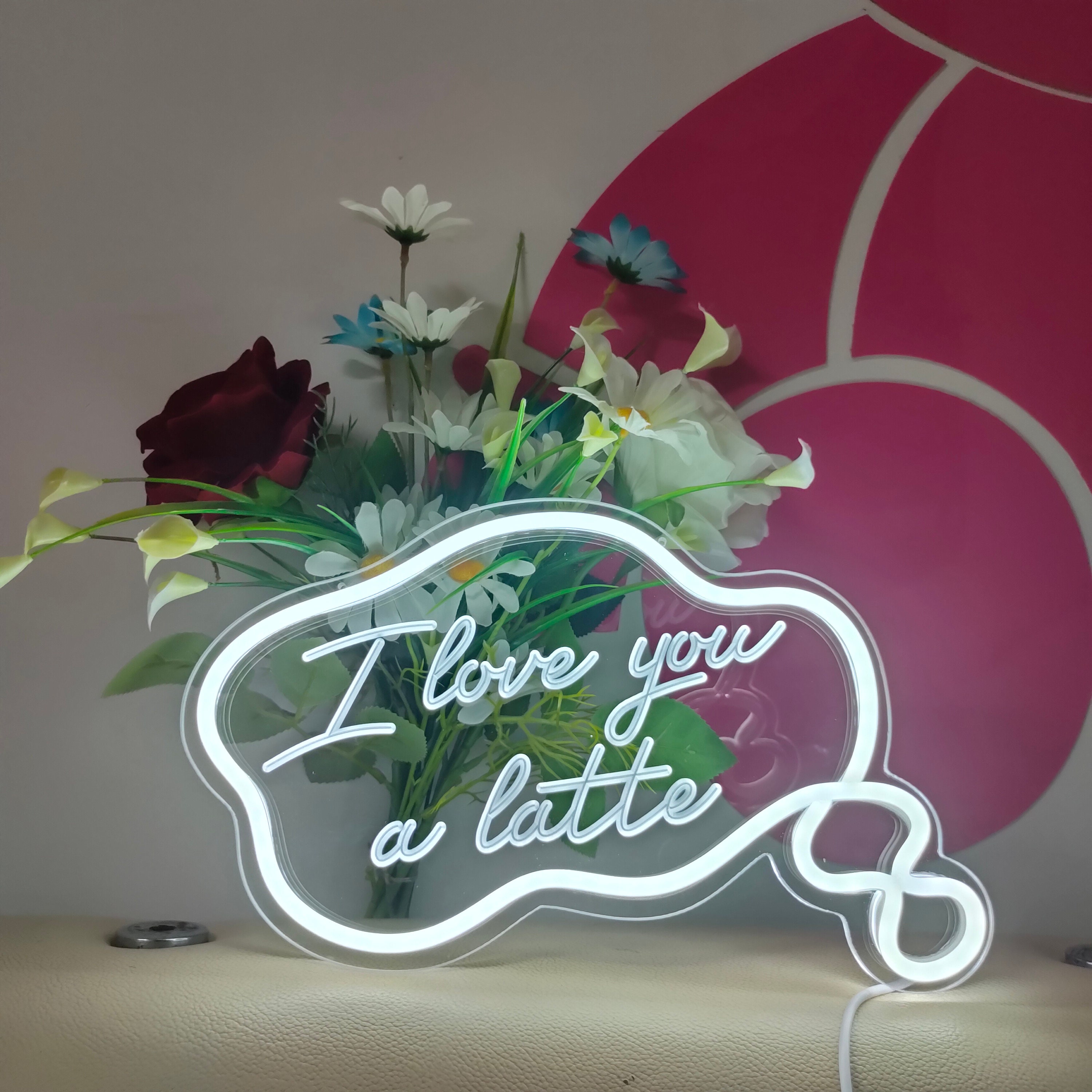 Neon Sign Light Custom Name Phrase Night Light Wedding decor Boy Girlfriend Birthday Gift Children's Room Girl Bedroom Decoration Home Wall