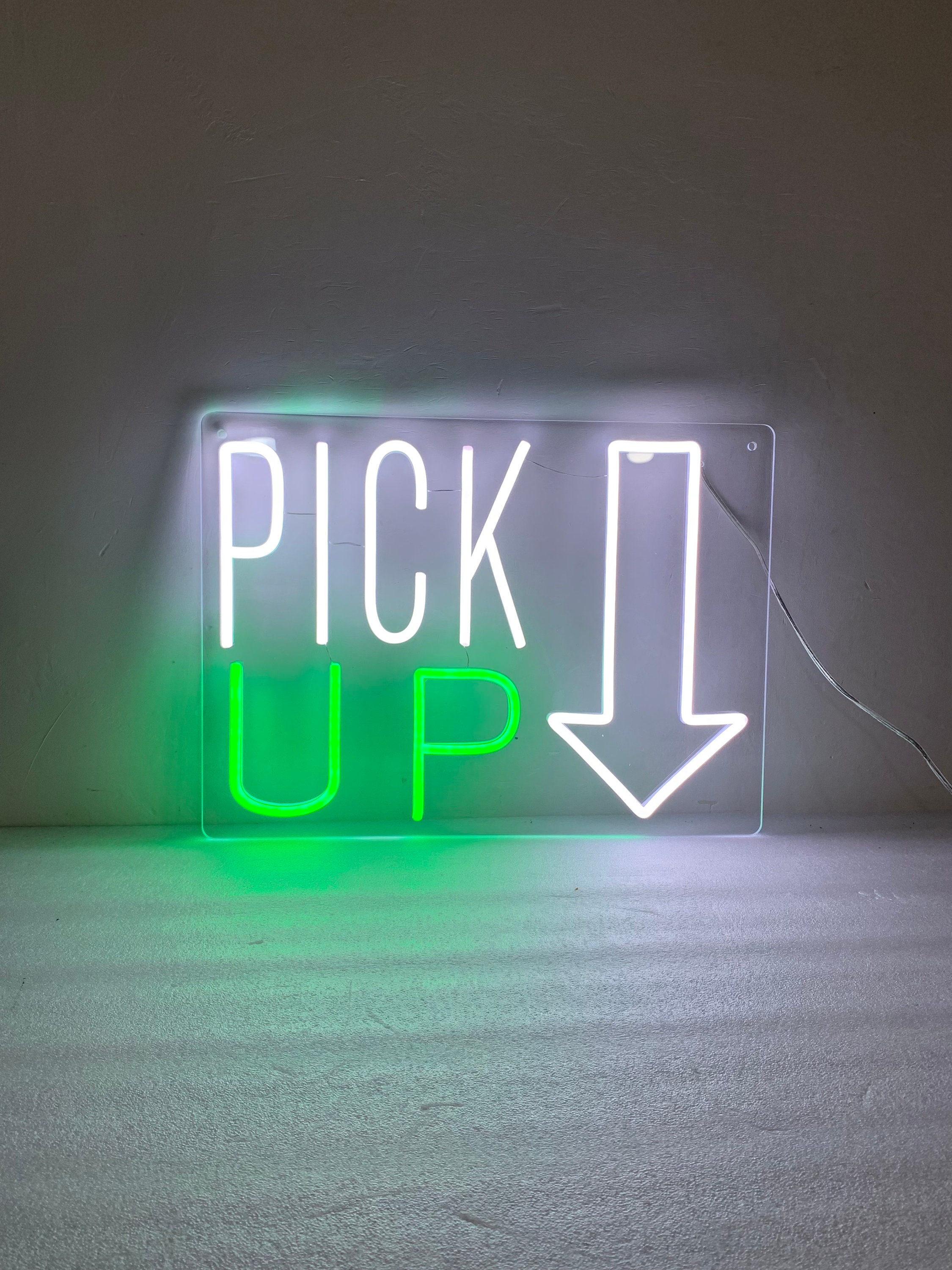 Pick Up Here Sign, Pick Up Here Led Neon Sign, Custom Color for Business Sign, Business Restaurant Sign