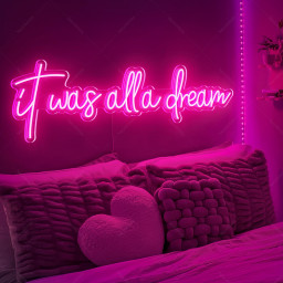 It was all a dream neon sign for Bedroom decoration,Led Sign For Bedroom,Home Living Room Wall Decoration,Above Bed Sign,Party Decor