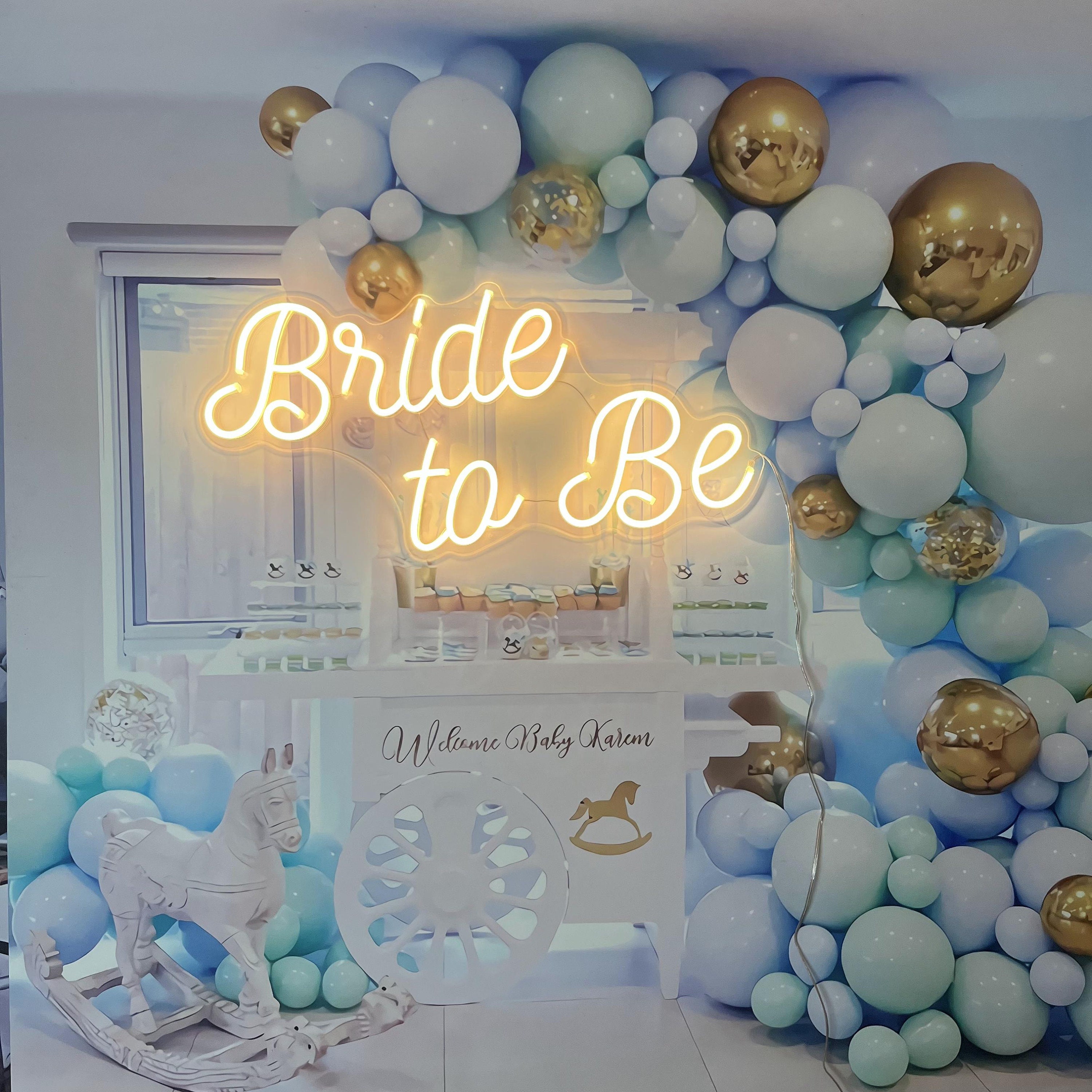 Bride to Be Neon Signs Custom Lights Wedding Party Decoration Supplies Flexible LED Garden Yard