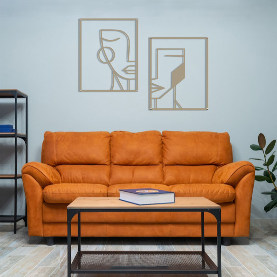 Abstract Faces Double Set