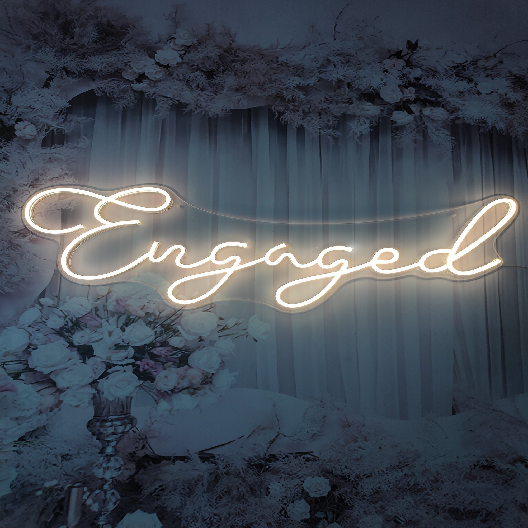 Custom Neon Sign Engaged Neon Light Sign art Wedding Neon Sign For Reception Led Neon Sign Wall Decor