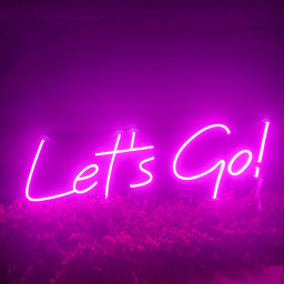 Custom Neon Sign Let's Go! Neon Sign Custom Neon Sign Wall Decor Neon Sign Art Led Neon Sign Custom Neon Light Neon Name Sign