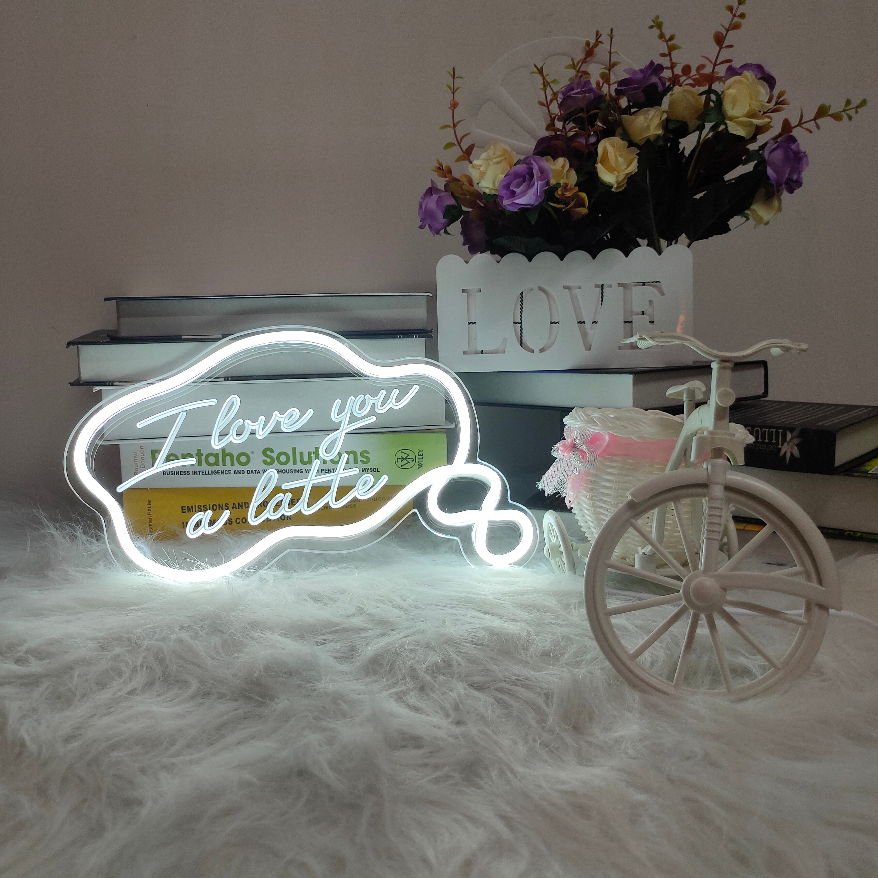 Neon Sign Light Custom Name Phrase Night Light Wedding decor Boy Girlfriend Birthday Gift Children's Room Girl Bedroom Decoration Home Wall