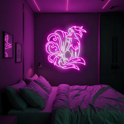 Nine Tailed Fox Anime Neon Sign Kitsune LED Wall Art Anime Gaming Room Decor Cyberpunk LED Light Unique Fantasy Neon Sign Gift for Him