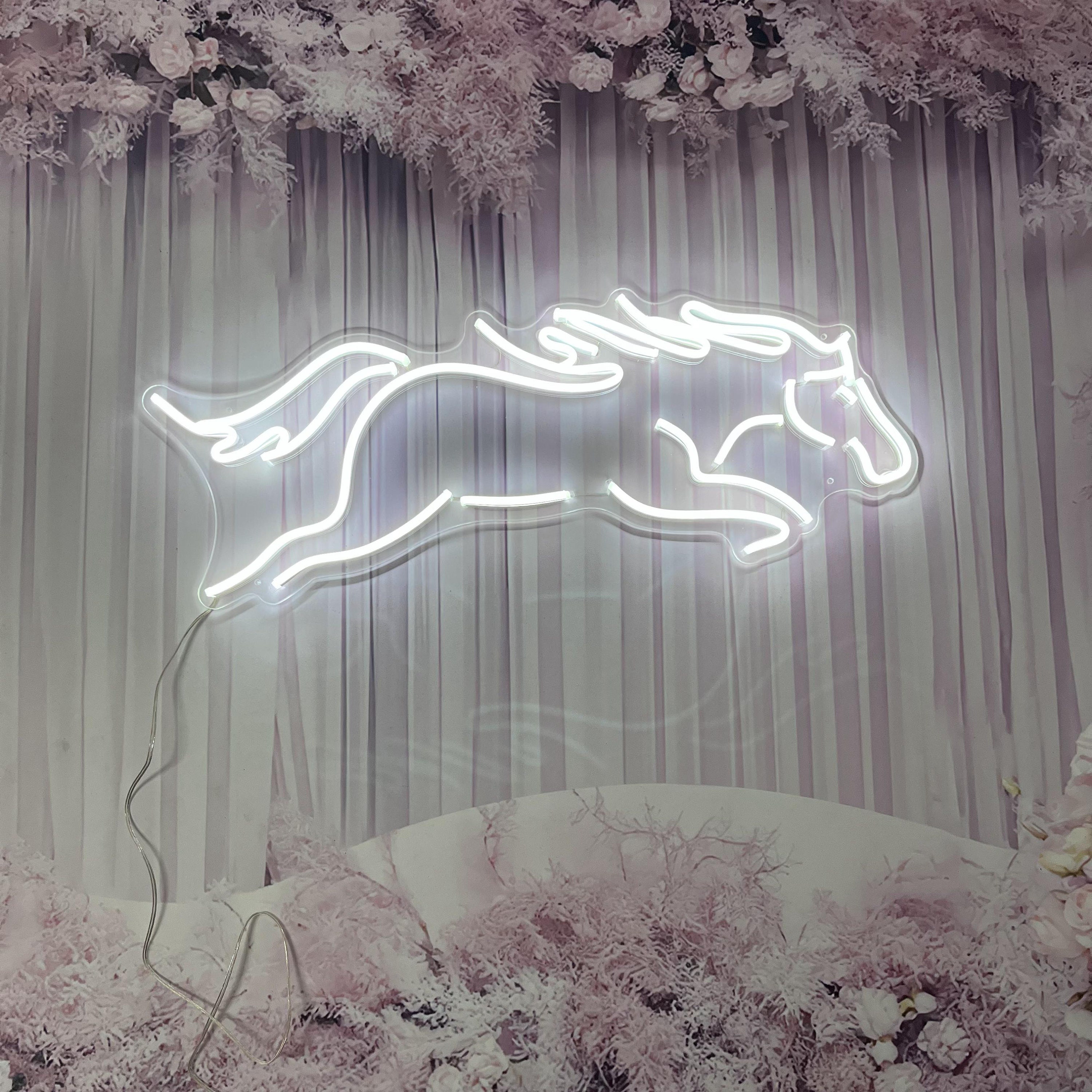 Neon Sign Custom | Anime Neon Sign | Neon Light Horse | Neon Sign Wedding | Led Neon Sign | Neon Sign Bar Art | Neon Sign Wall Decor