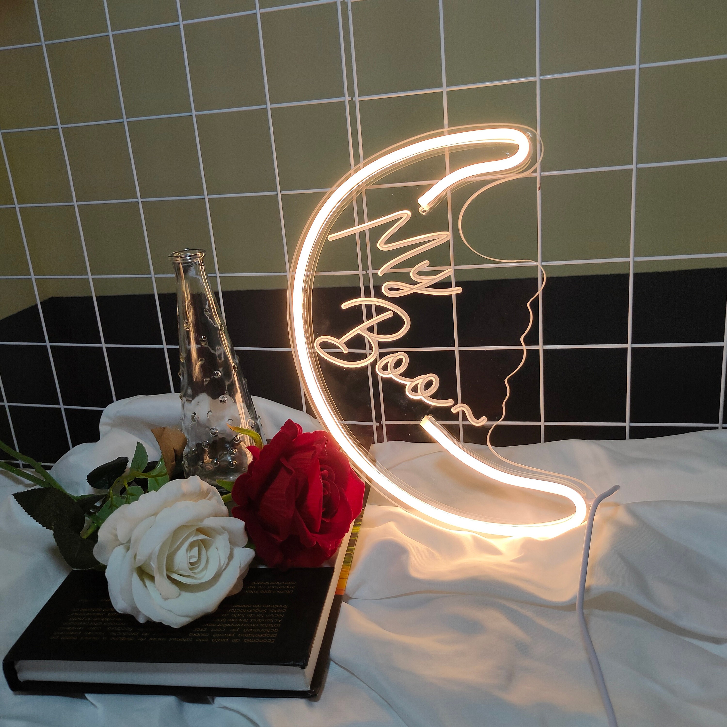 Neon Sign Light Custom Led USB Personalized Name Birthday Gift Children's Room Night Light Bar Home Bedroom Decoration Party Wall Decor