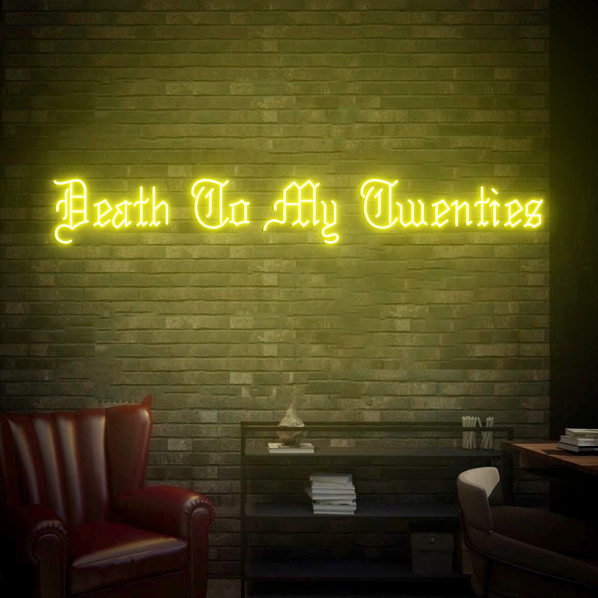 Death to my Twenties Sign, Gothic Death to My 20s Birthday Party Neon Light Sign, Rip 20s Funeral Birthday Party Backdrop Decor