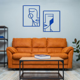 Abstract Faces Double Set