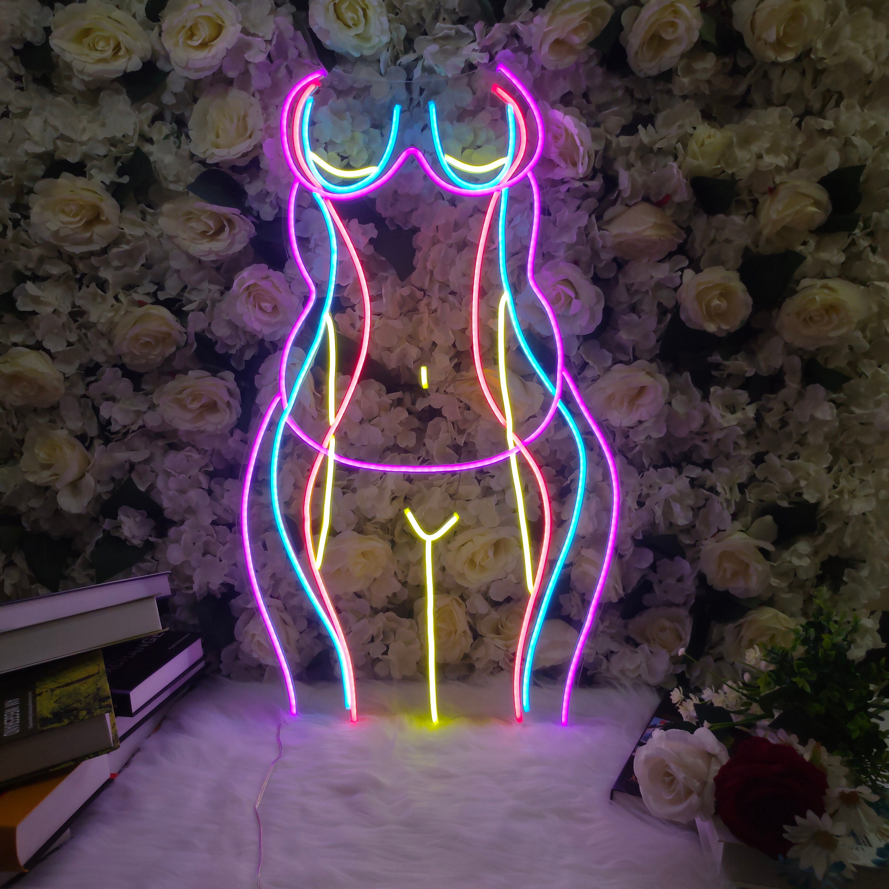 Neon Light Sexy Girl Sign 12V led Custom Anime Personalized Human Body Lady figure silhouette Acrylic Bedroom Wall Home Decor Shop Bar Logo