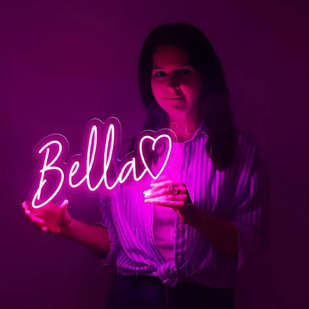 Custom Neon Sign Name For Kids Bedroom, Neon Sign Led Light Neon Sign Bedroom Decor Neon Sign Wall Decor Teenage Girls Gifts Christmas Gifts