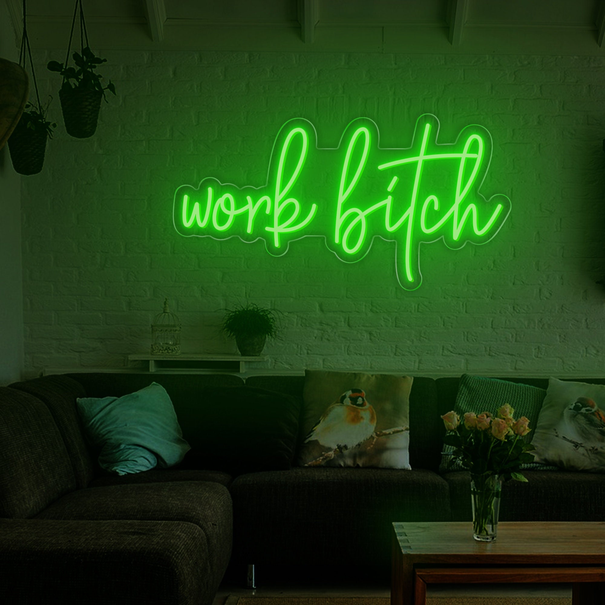 Work Bitch Neon Light|Bar Neon Sign|Led Neon Sign|Work Bitch Neon Sign Decor|personalized Wall Decor|Bedroom Home Wall Decor Birthday Gifts