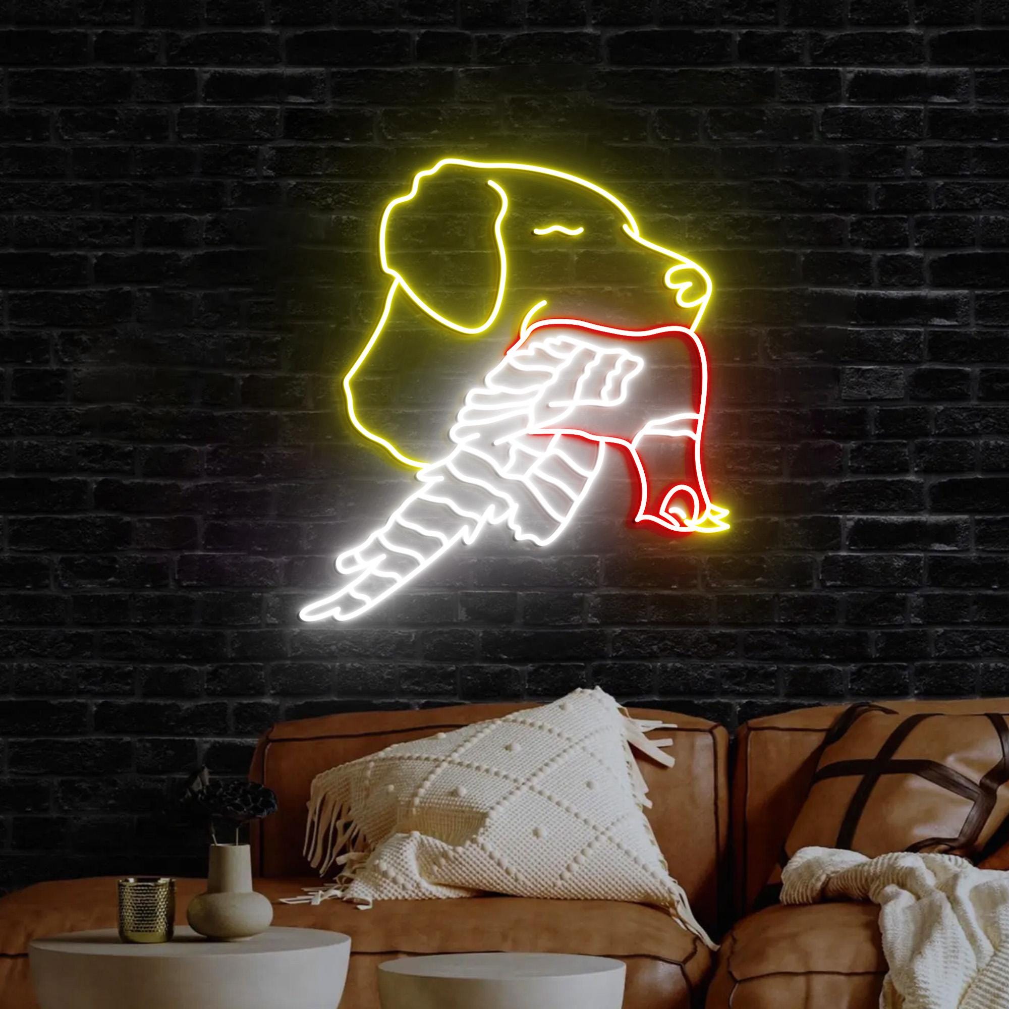 Lab Hunted Pheasant Neon Light, Hunted Neon Sign Light Decor, Hunted Pheasant Neon Sign, Hunter Neon Lights, Hunted Pheasant Wall Decor