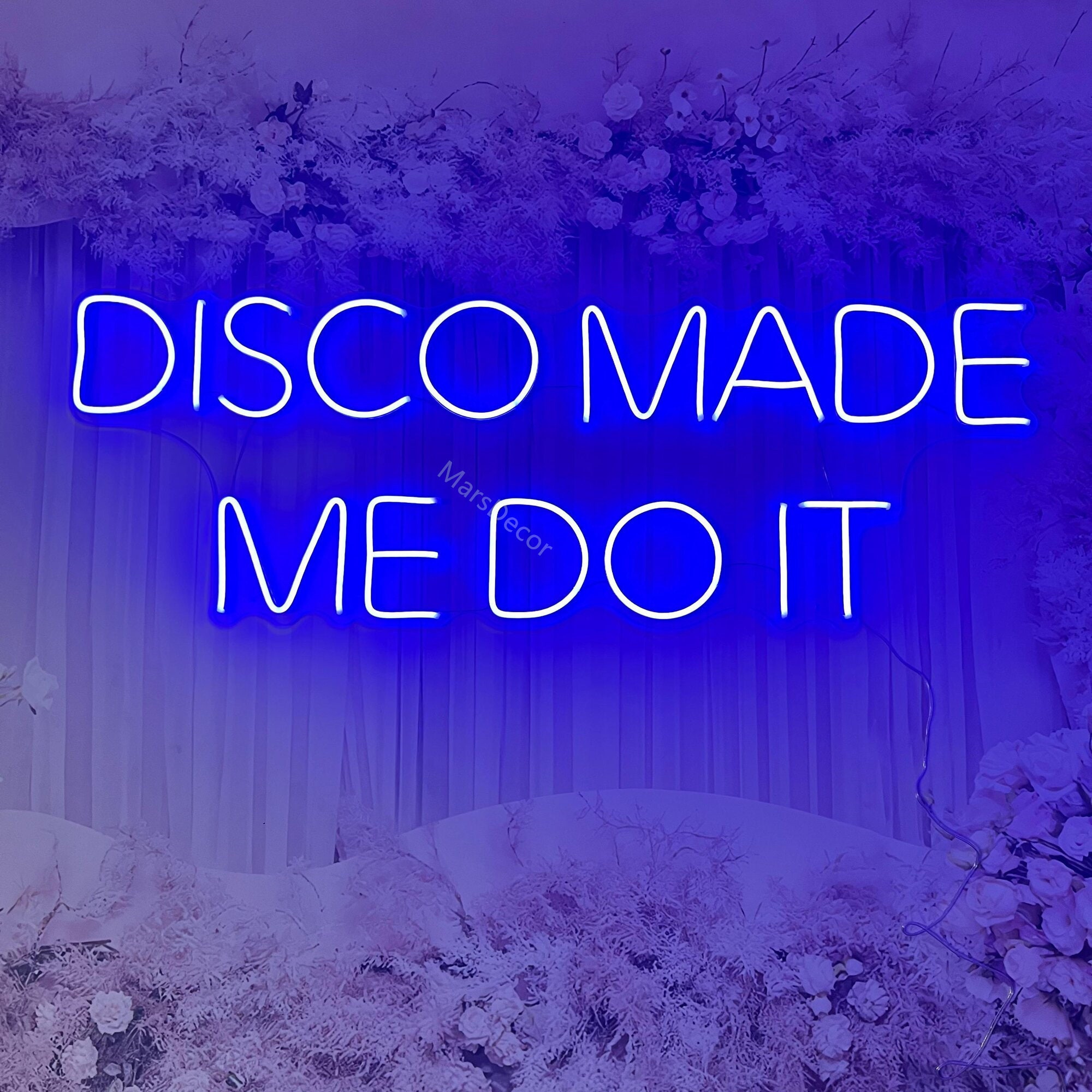Neon Sign Custom , Disco Made Me Do It Neon Sign , Neon Sign Bar , Neon Sign Bedroom , Neon Sign Wall Decor , Neon Sign Art ,Neon Light Sign