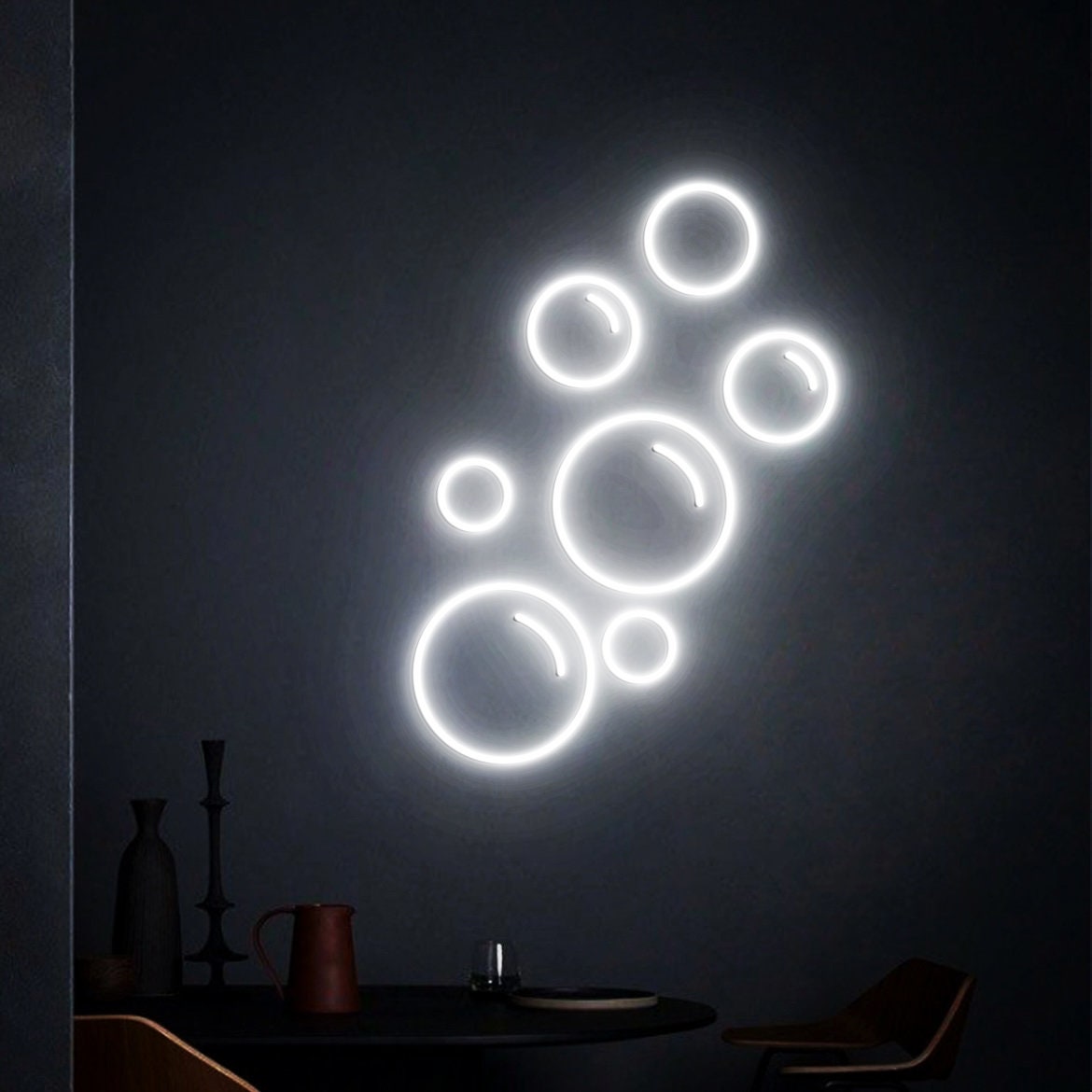 Bubbles Neon Sign, Champagne Wall Decor, Champagne Wall Party Decorations, Wedding Decoration, Champagne decor, Wedding backdrop