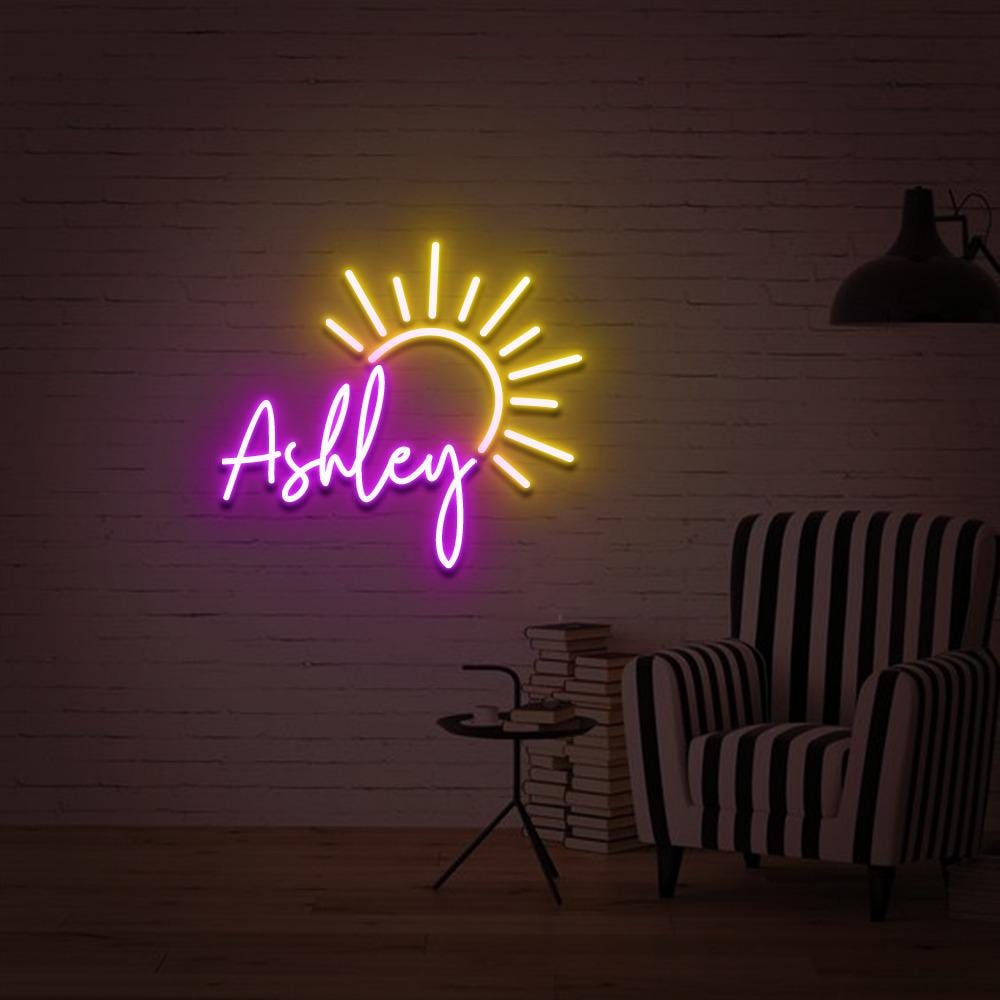 Custom Name Neon Sign for Kids, Neon Name Sign, Nursery Name Sign, Baby Name Sign for Nursery Décor, Neon Light, Birthday Baby Gifts