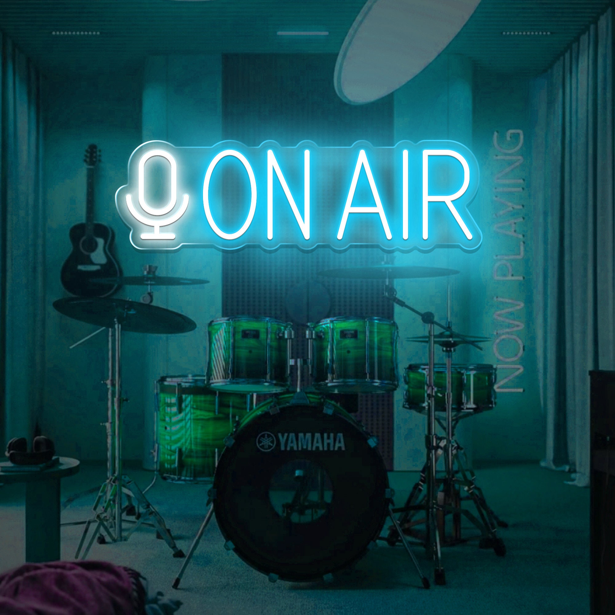 On Air Neon Sign | Custom LED Neon Sign|Live Streaming Recording Light Sign| Cool Led Signs for Studio Bedroom| Game Room Wall Art Decor