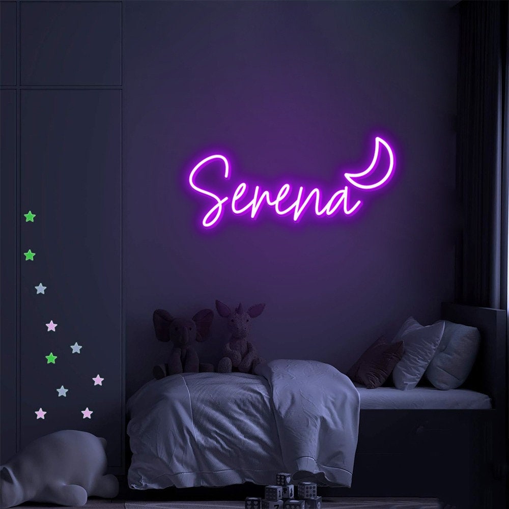 Custom Name Neon Sign for Kids, Kid Room Decoration, Home Decor Wall Decor, Neon Sign Custom, Nursery Neon Sign, Personalized Gifts for Kids