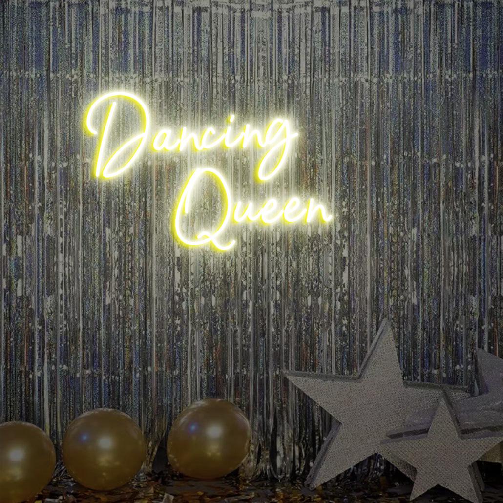 Dancing Queen Sign Neon Light, Dancing Party Backdrop Decor, Disco Theme Party Led Sign, Disco Birthday Party Neon Light, Party Decorations