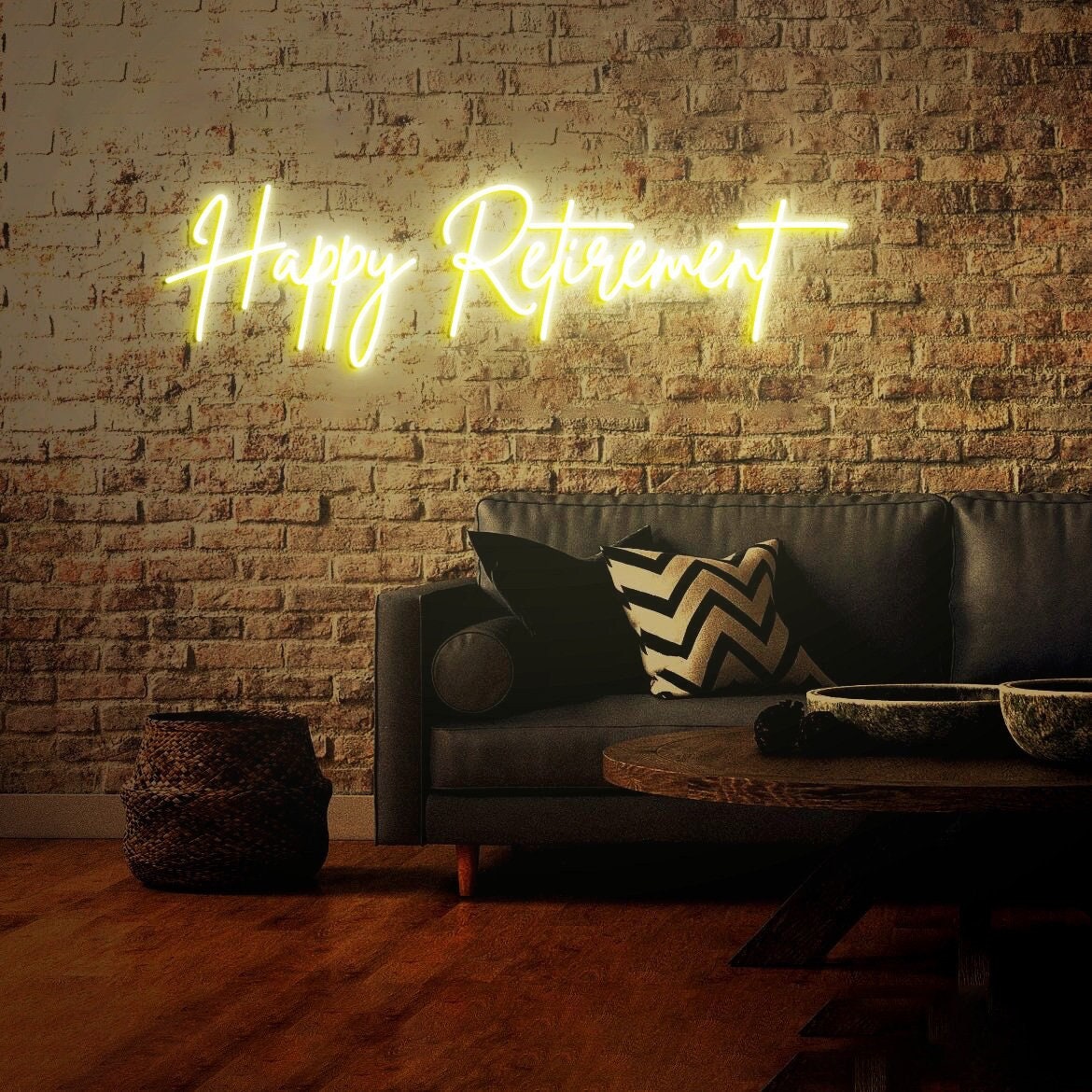 Happy Retirement Neon Sign, Happy Retirement Sign, Retirement Event Decor, Retirement Celebration Office Party Backdrop, Retirement Decor