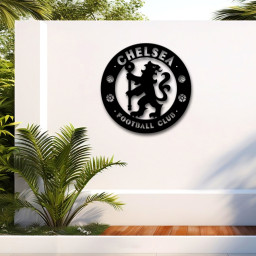 Chelsea FC Emblem Metal Signs Raised Steel Wall Art