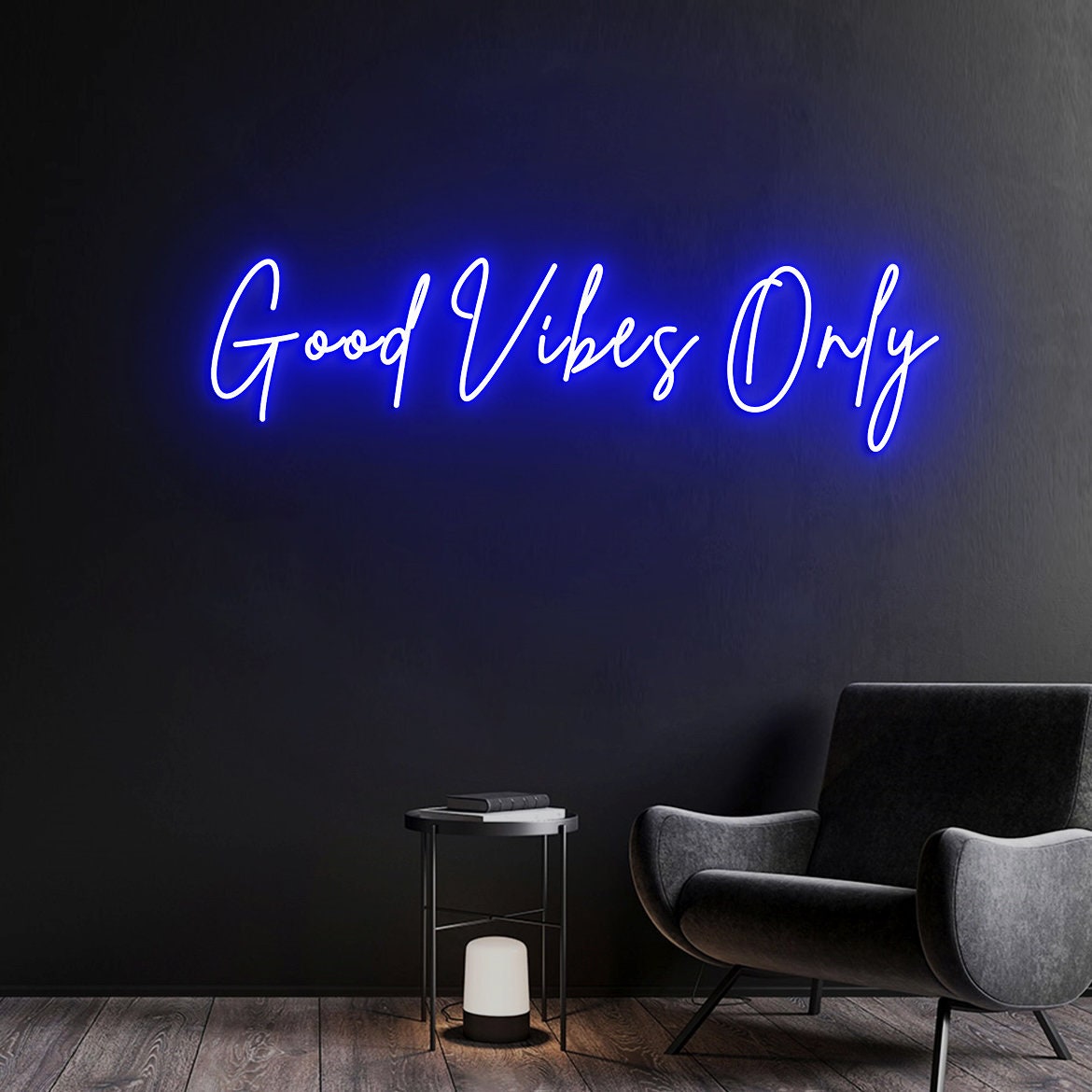 Good Vibes Only Neon Light, Neon Vibes Light Sign Wall Art, Custom Neon Sign Bedroom Apartment Wall Hanging