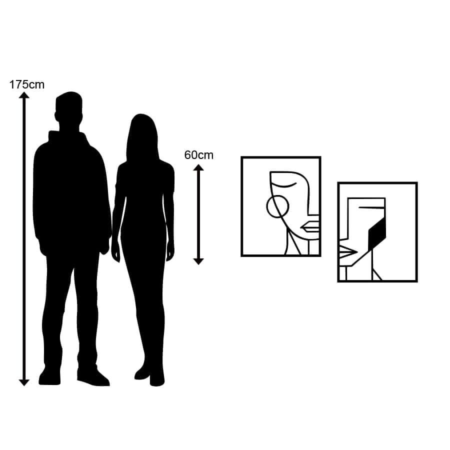 Abstract Faces Double Set