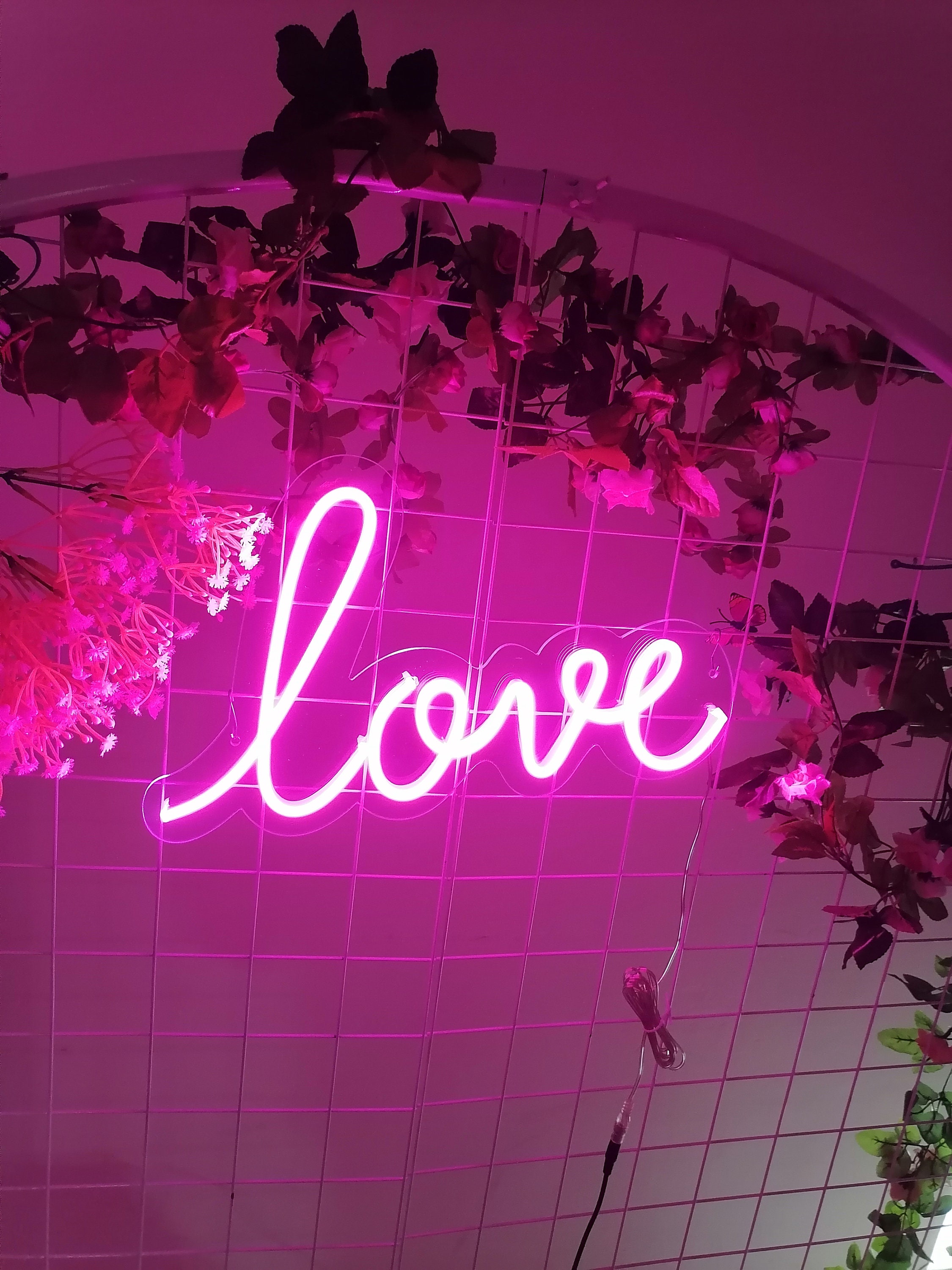 Neon signs lighting love bar wedding decoration room wall Personalized custom