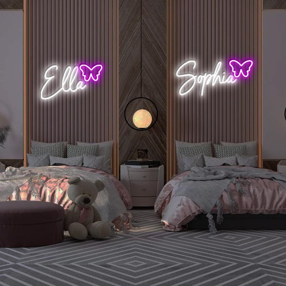 Custom Neon Name Sign, Teenage Girl Gifts, Nursery Name Sign, Neon Light, LED Name Sing, Dorm Decor For College, Personalized Neon Gifts