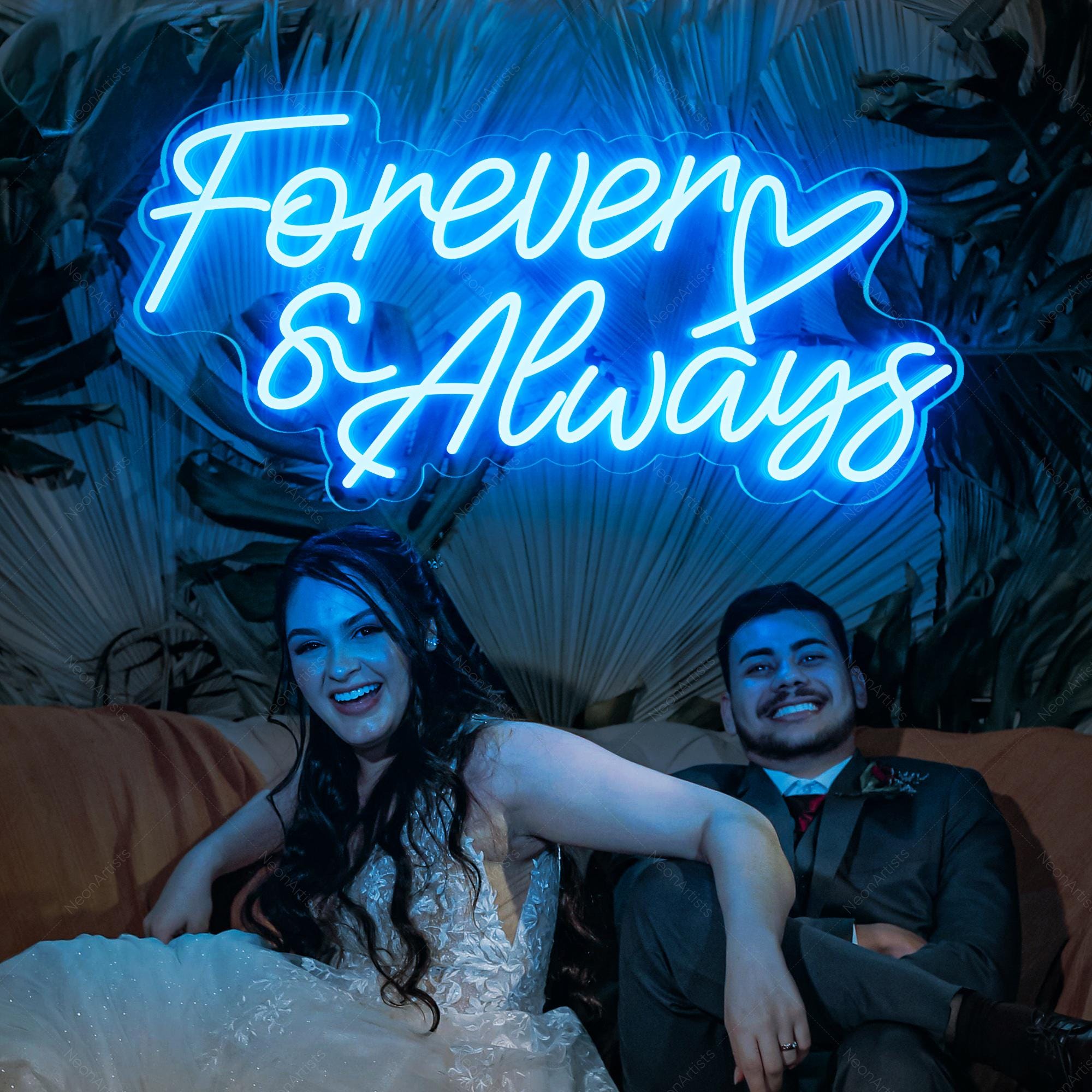 Custom Name Neon Sign | Forever & Always Custom Neon Sign | Wedding Gifts Neon Sign | Wedding Party Neon Sign |Neon Sign Custom | Wall Decor