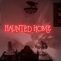 Haunted Home Sign, Haunted Sign Home Decor, Halloween Haunted Home Sign, Halloween Home Decor, Halloween Decor Idea, Haunted House Decor