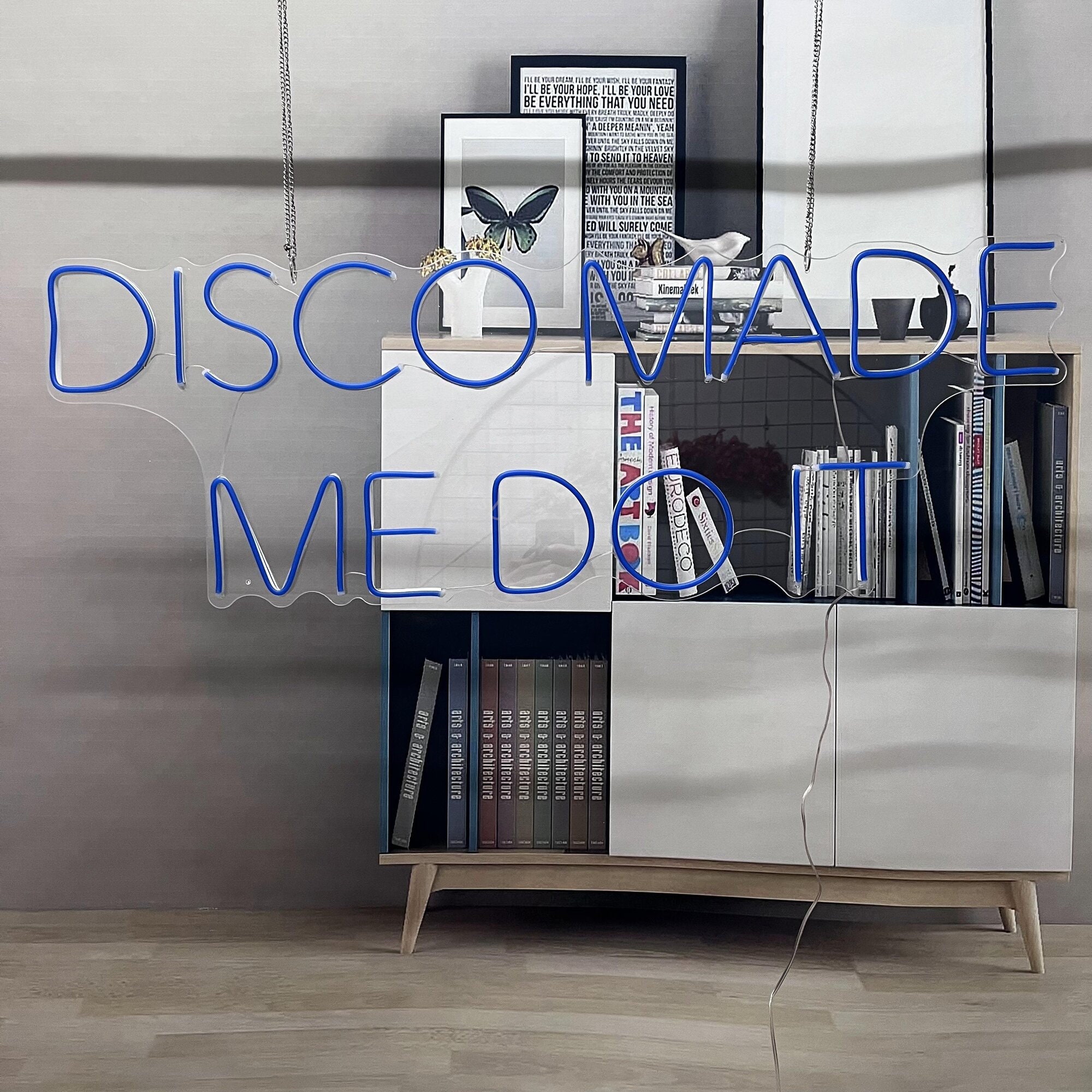 Neon Sign Custom , Disco Made Me Do It Neon Sign , Neon Sign Bar , Neon Sign Bedroom , Neon Sign Wall Decor , Neon Sign Art ,Neon Light Sign