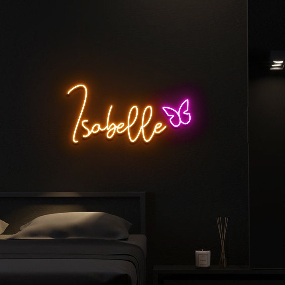Custom Neon Name Sign Gifts, Kids Bedroom Neon Sign Light, Light Up Name Sign, Teens Boys Room Decor Girls Bedroom Ideas, Gift for Kids.