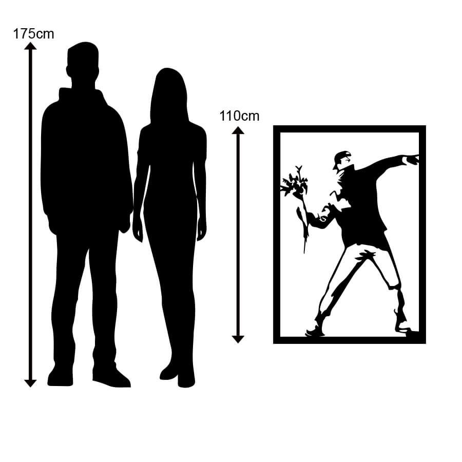 Banksy – Love Is In The Air (Flower Thrower) Adaption