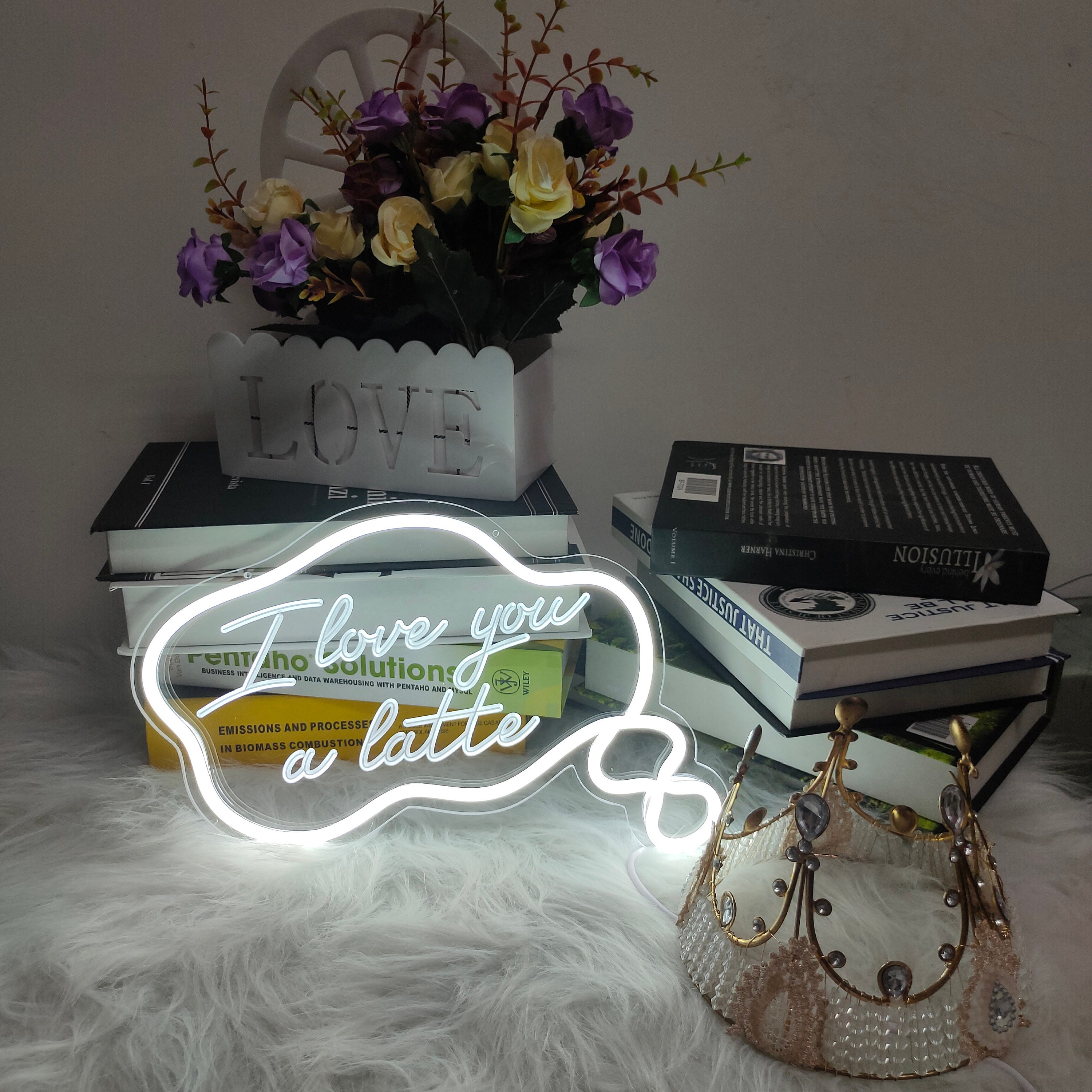 Neon Sign Light Custom Name Phrase Night Light Wedding decor Boy Girlfriend Birthday Gift Children's Room Girl Bedroom Decoration Home Wall
