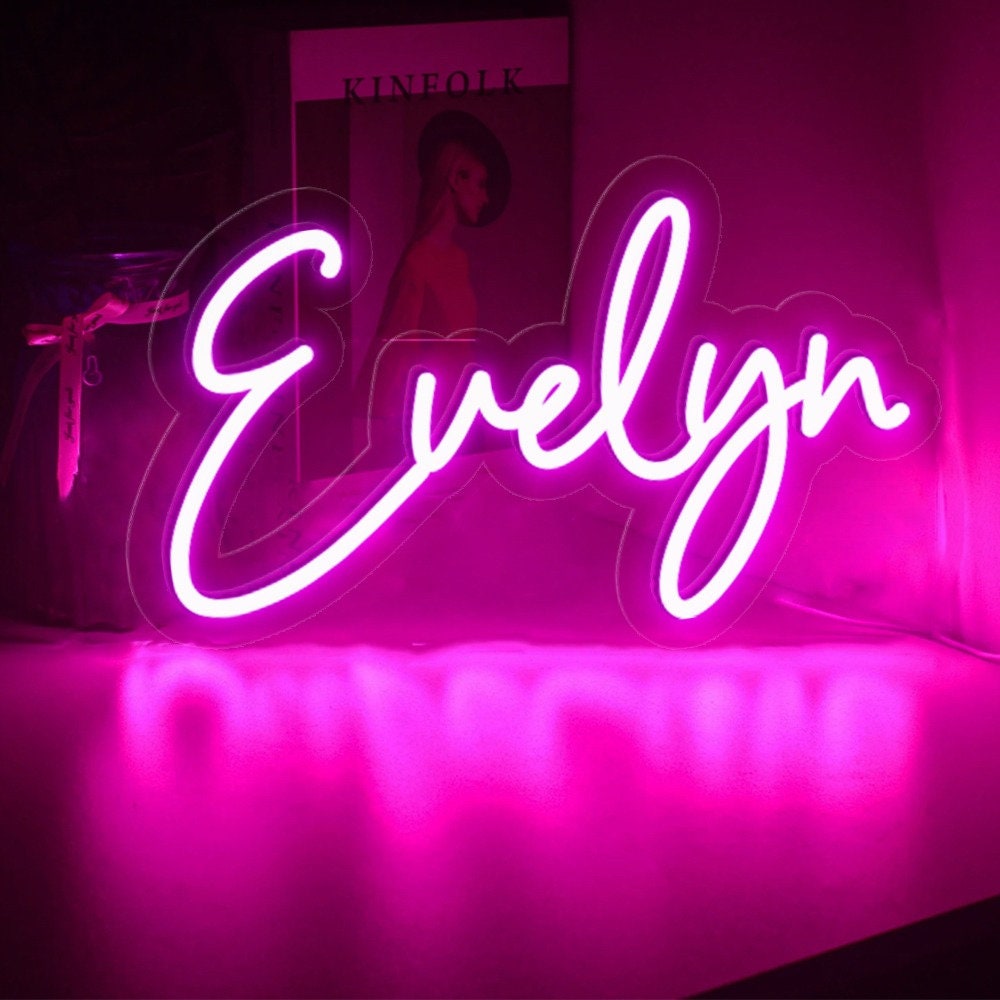 Neon Sign Teenage Girl Gifts, Neon Name Sign, Nursery Name Sign, Room Decor For Teens, Neon Light Gift For Kids, Mother’s Day Gifts.