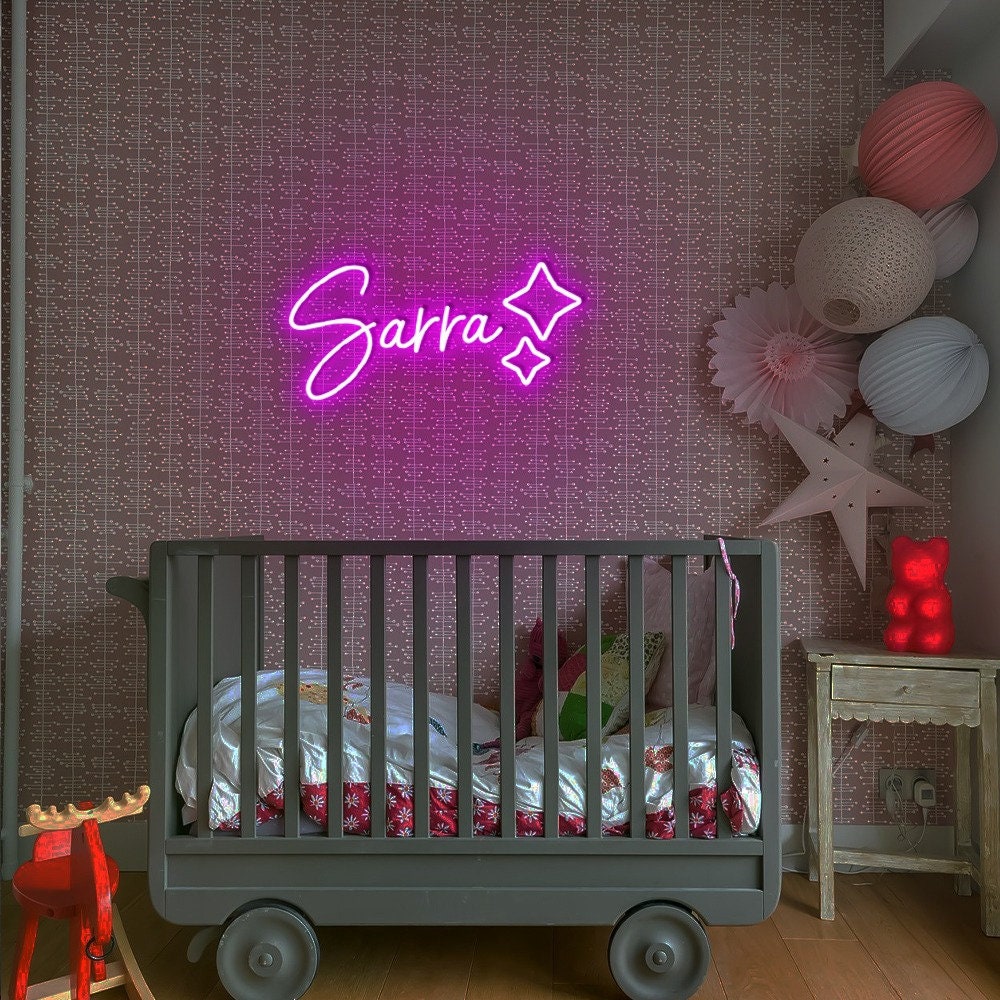 Custom Neon Name Sign for Nursery Decor, Custom Neon Sign, Light Up Name Sign, Baby Name Neon Sign, Led Neon Sign, Dorm Decoration Gifts
