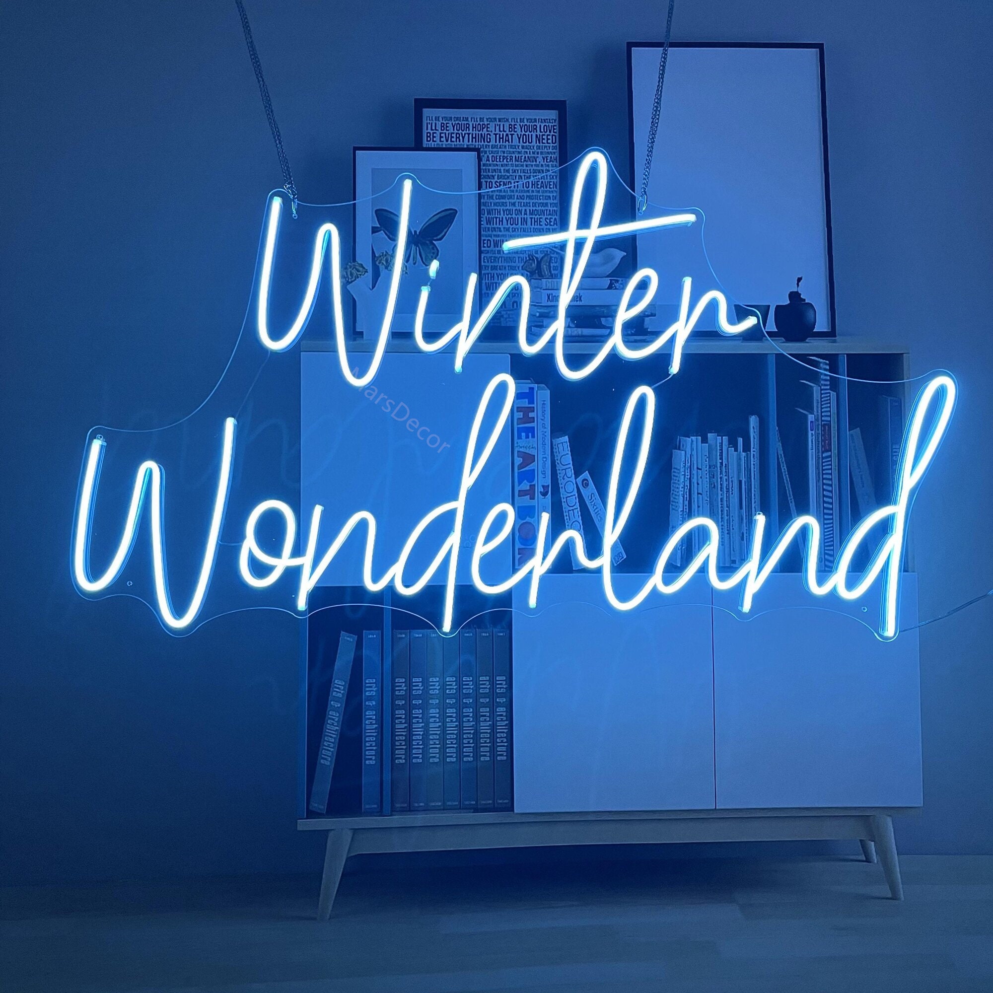 Neon Sign Custom | Neon Sign Winter Wonderland | Wedding Neon Sign | Neon Sign Bedroom | Neon Sign Wall Decor | | Neon Light Art Led Signs