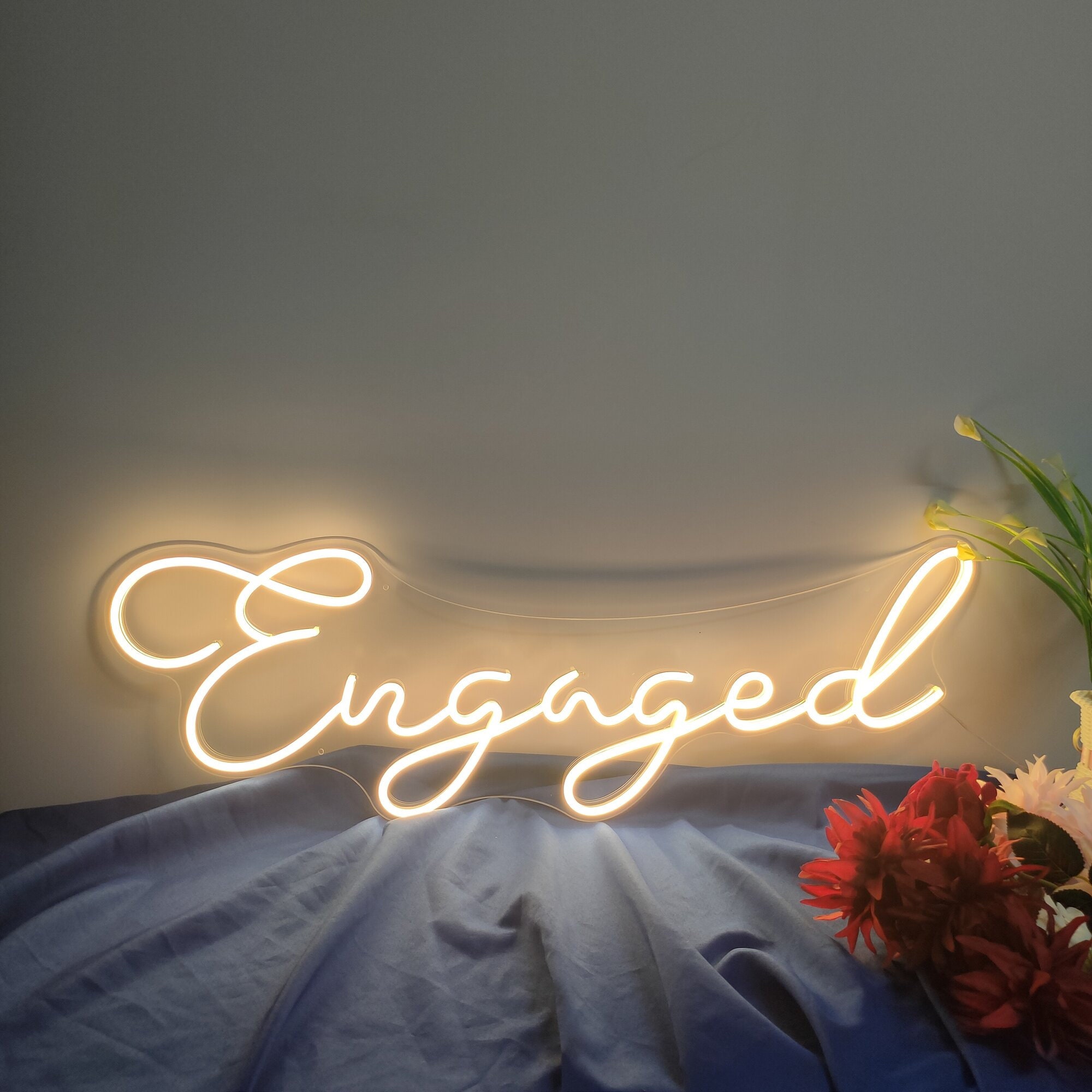 Custom Neon Sign Engaged Neon Light Sign art Wedding Neon Sign For Reception Led Neon Sign Wall Decor